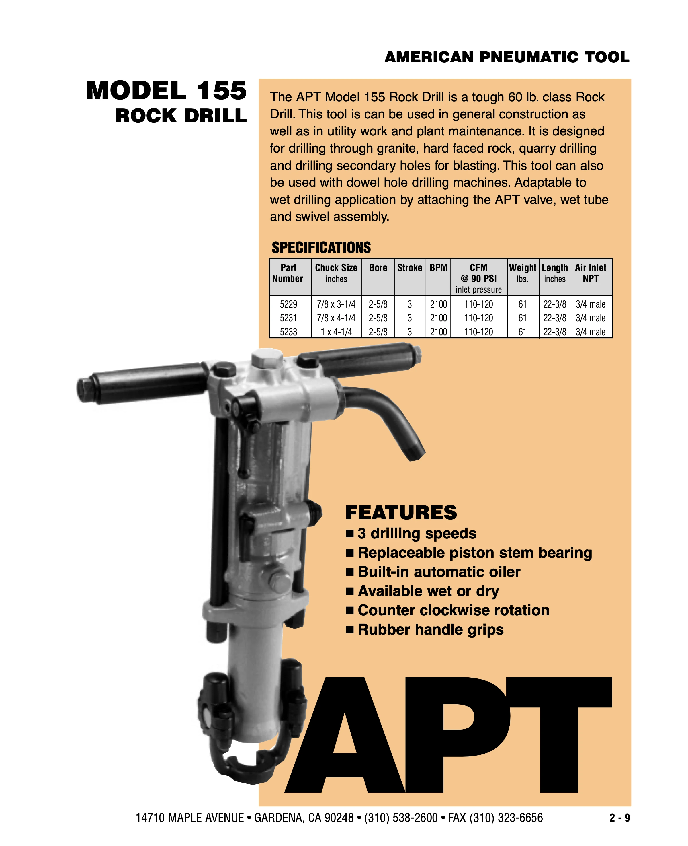 American Pneumatic 137 Series PDF page 8 of 11