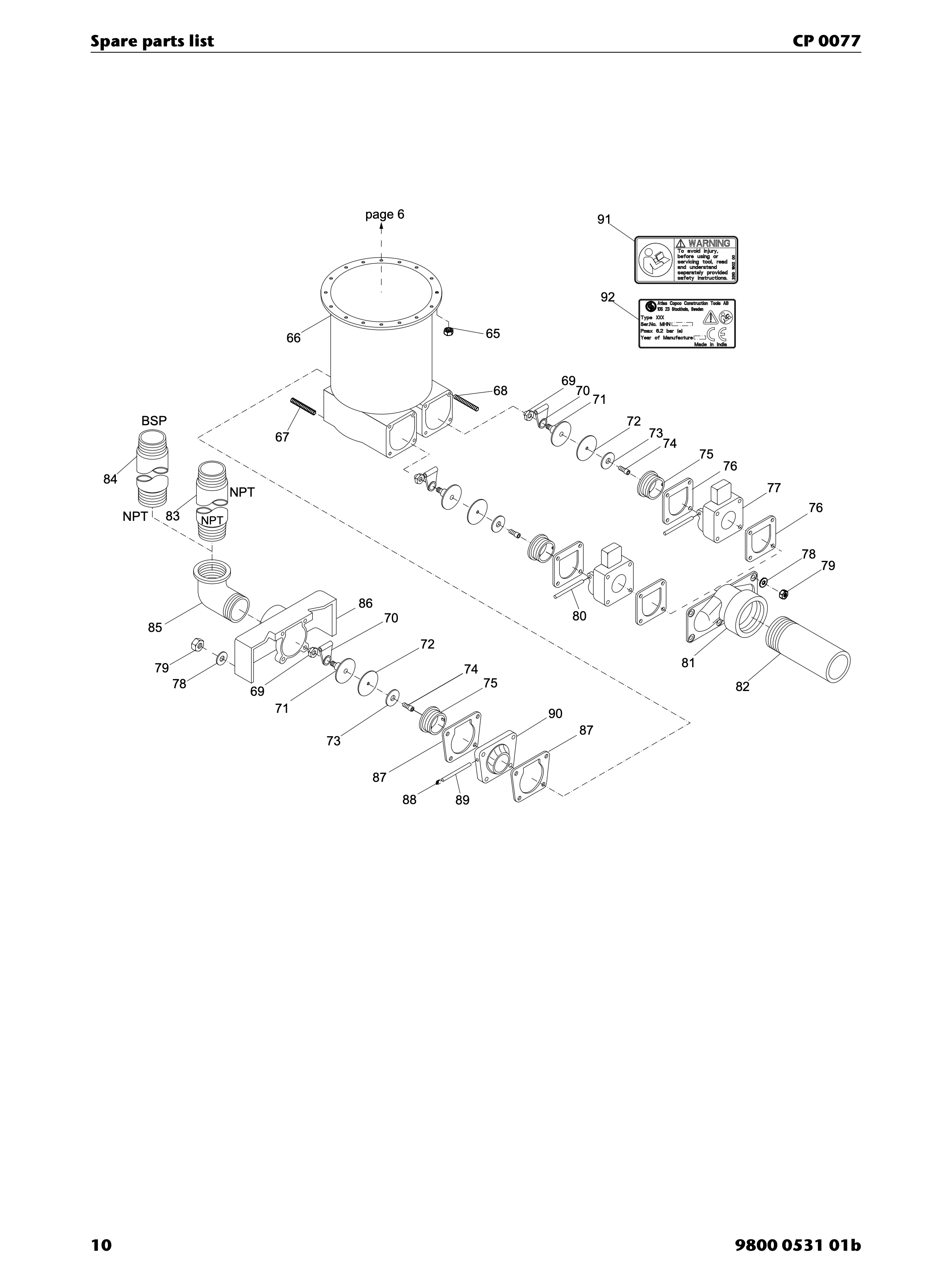 Chicago Pneumatic CP 0077 PDF page 10 of 16