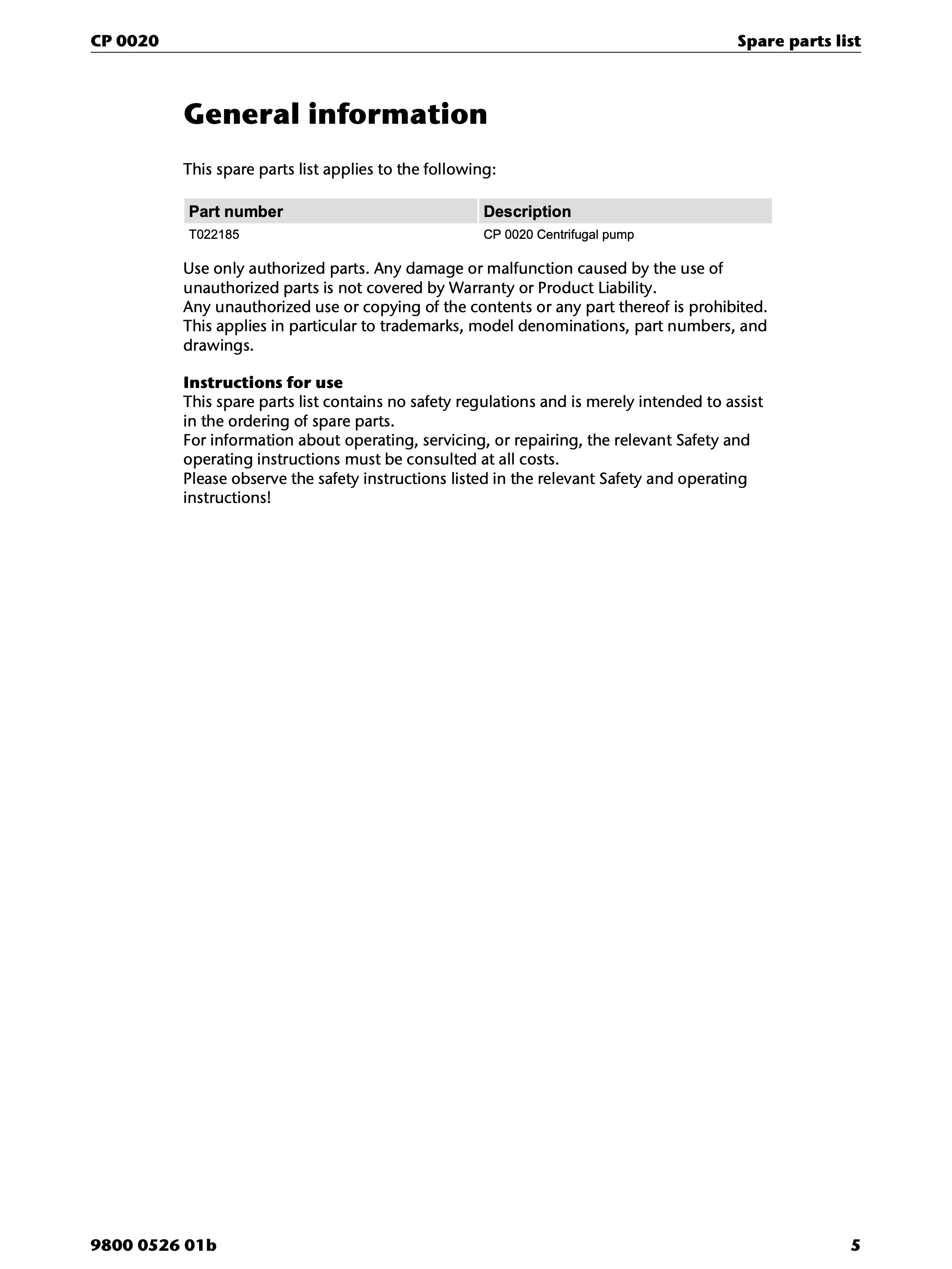 Chicago Pneumatic CP 0020 PDF page 5 of 16