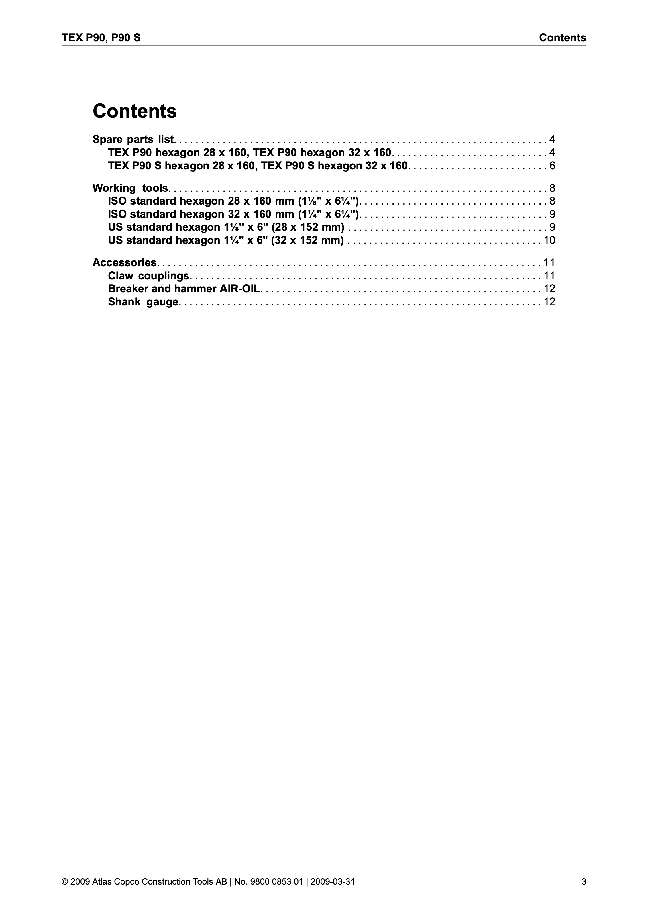 Atlas Copco P90 PDF page 3 of 16