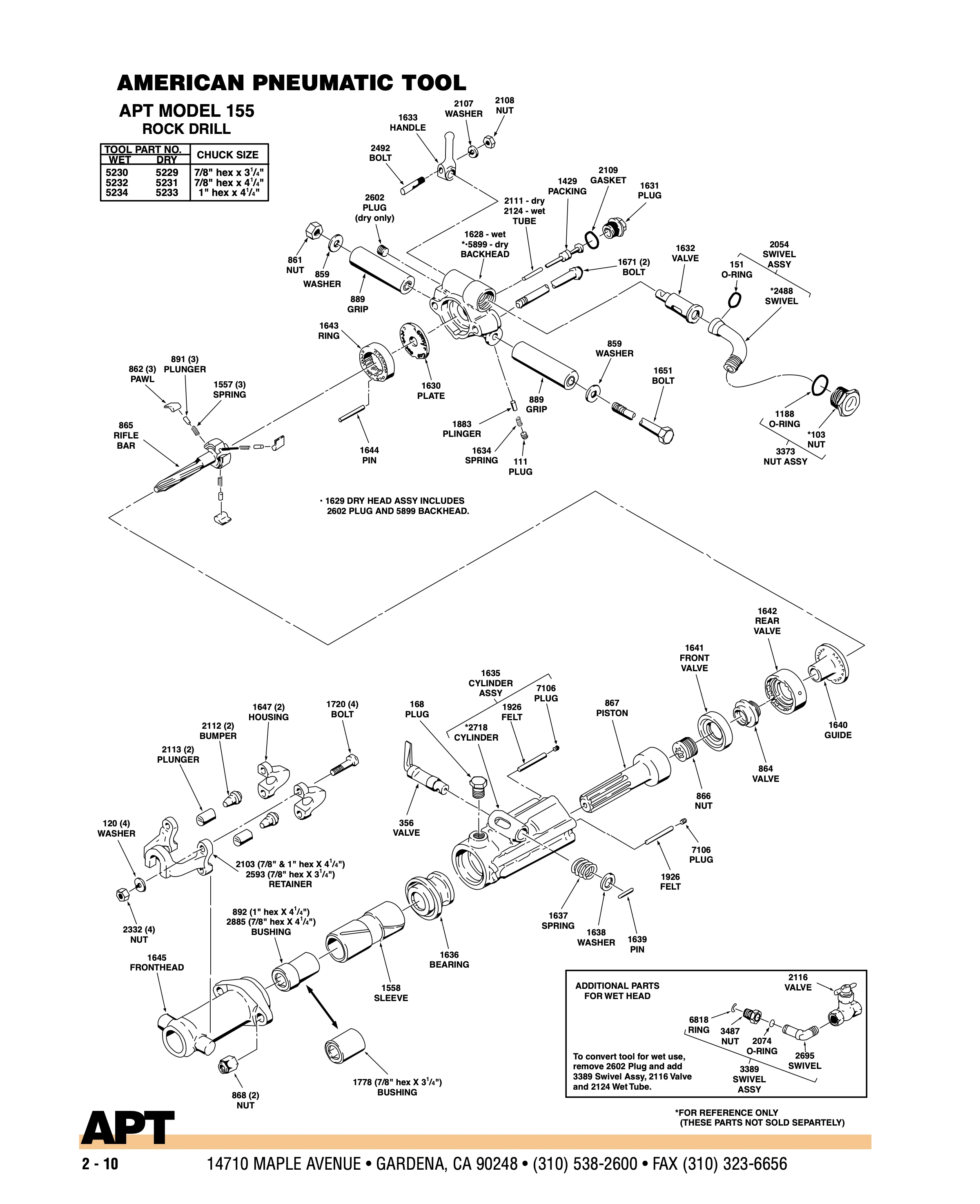 American Pneumatic 109 Series PDF page 9 of 11