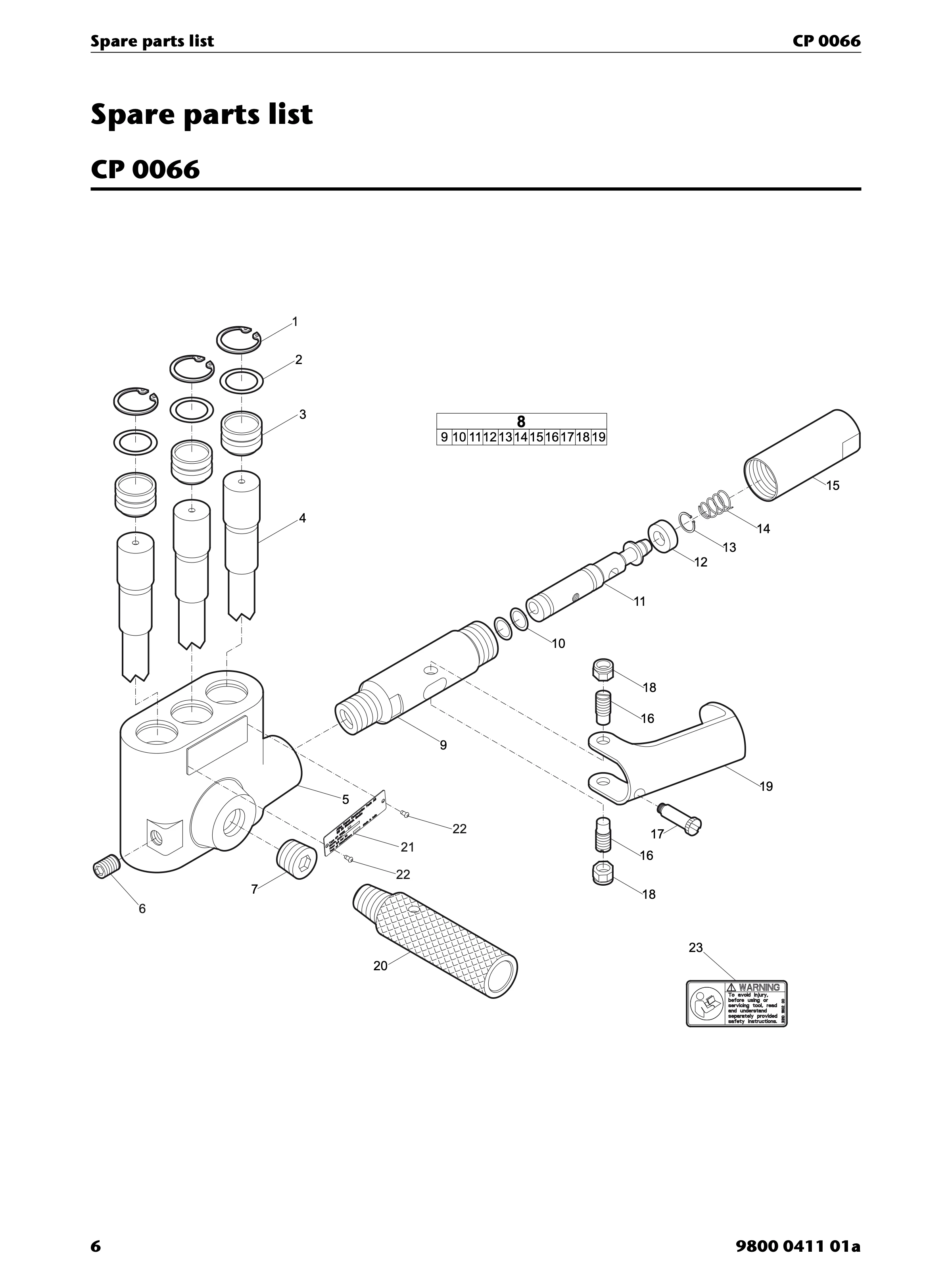 Chicago Pneumatic CP 0066 PDF page 6 of 12