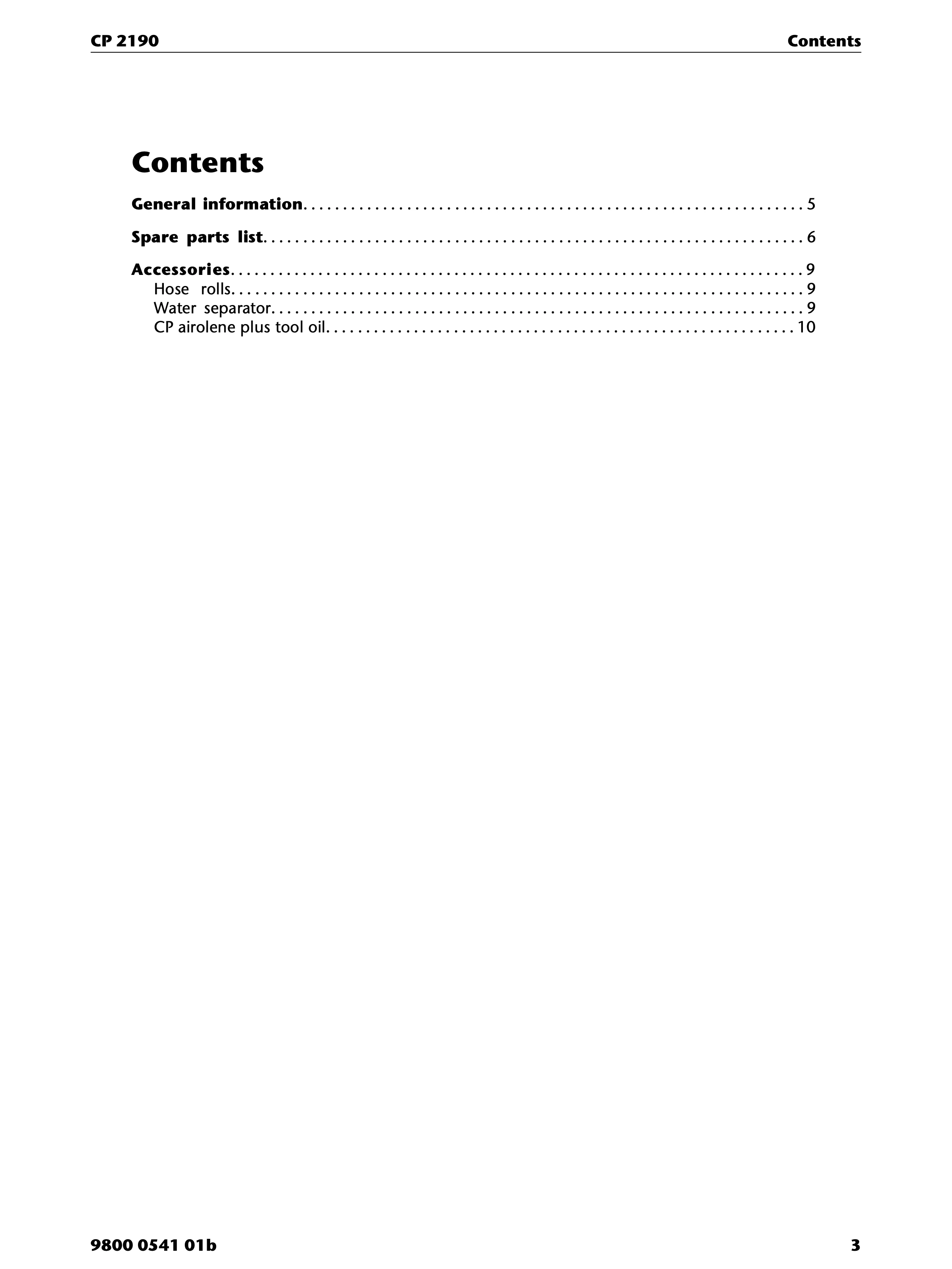 Chicago Pneumatic CP 2190 PDF page 3 of 12