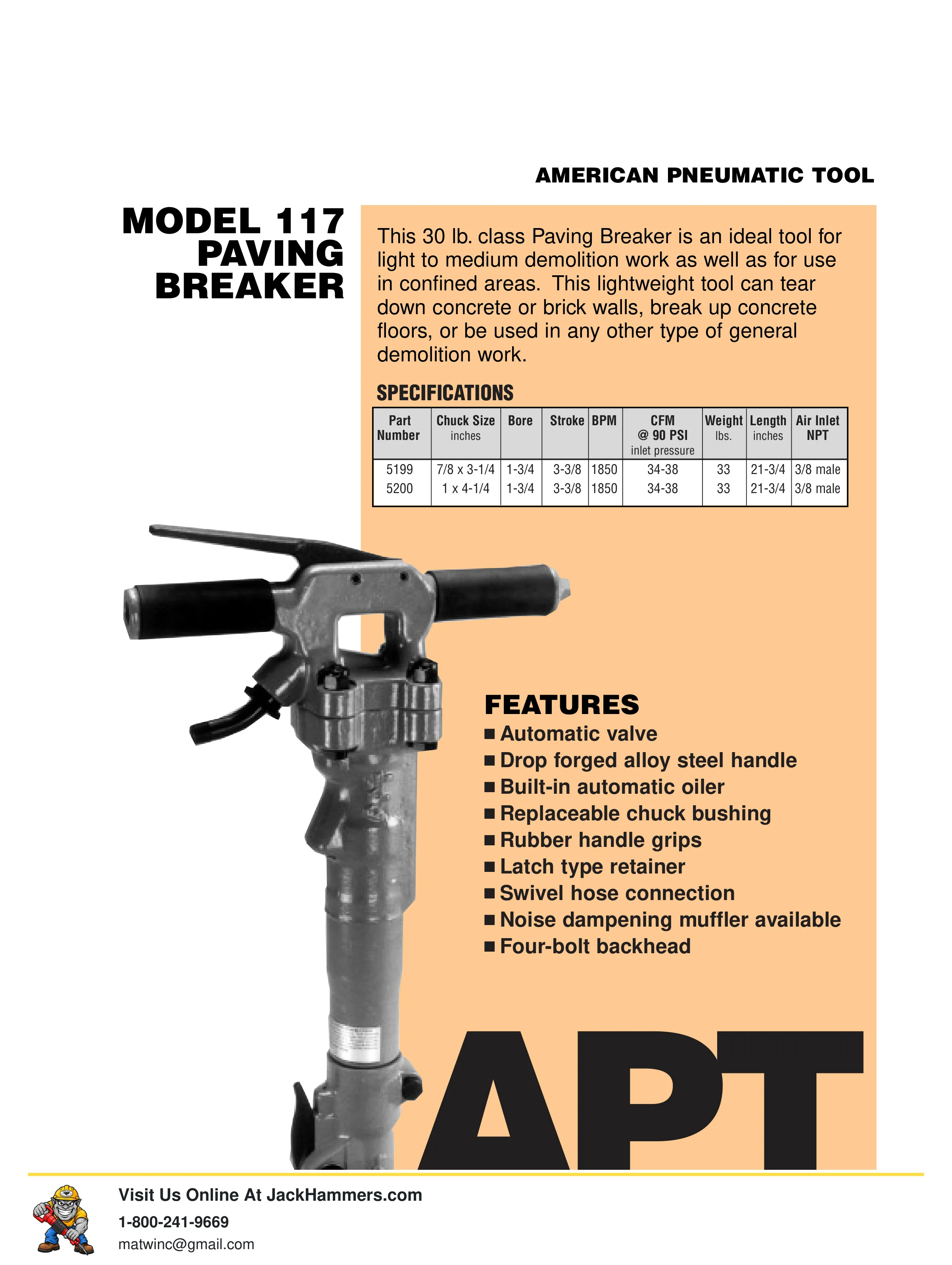 American Pneumatic 140 PDF page 2 of 21