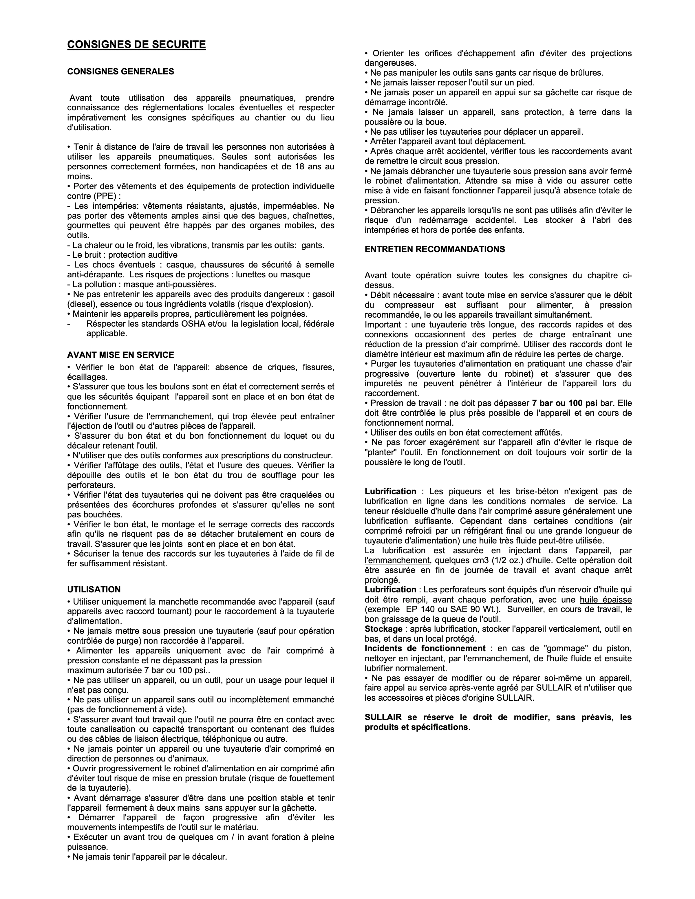 Sullair MBT-6 PDF page 7 of 9
