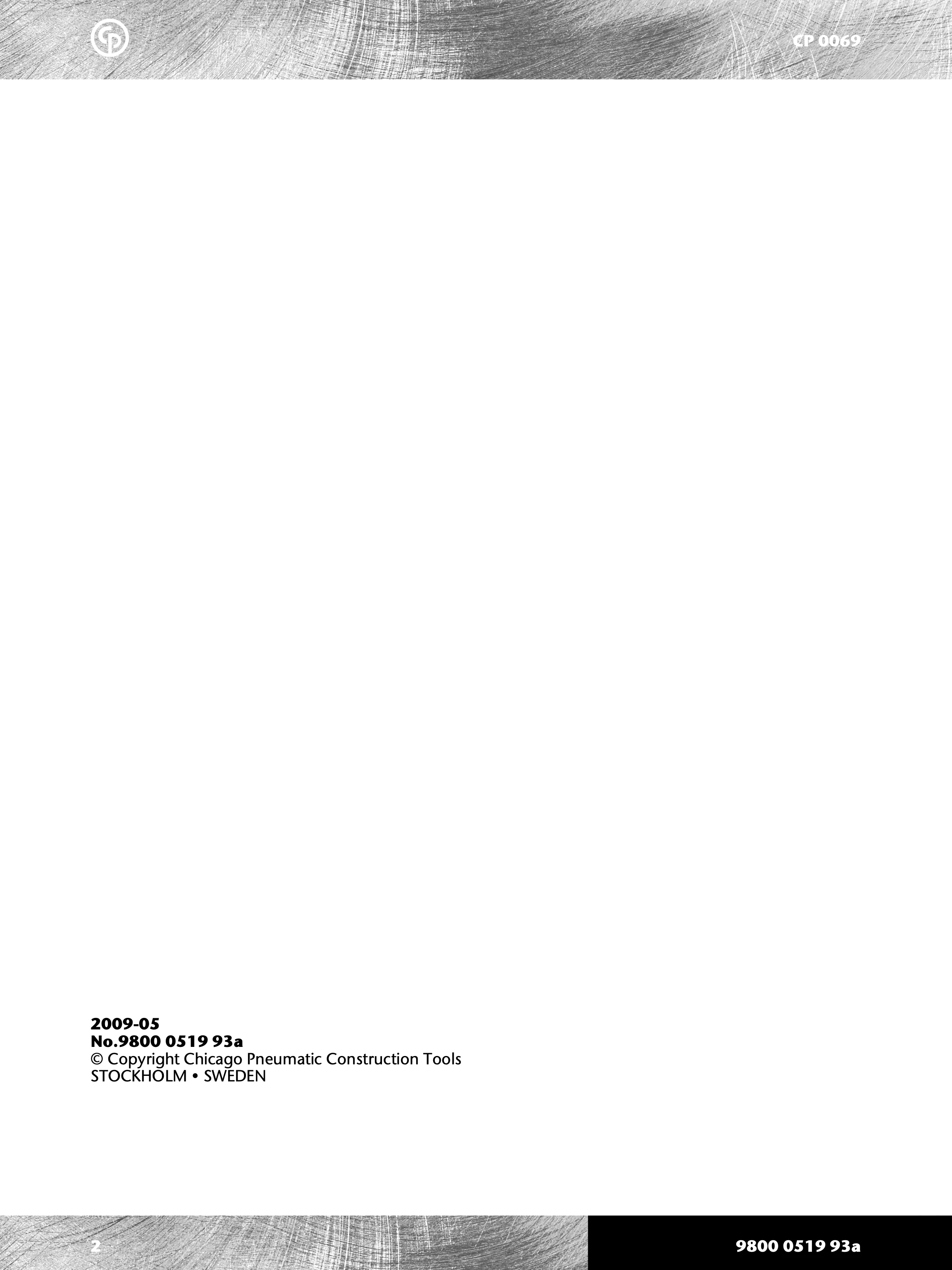 Chicago Pneumatic 0069 Series PDF page 2 of 20