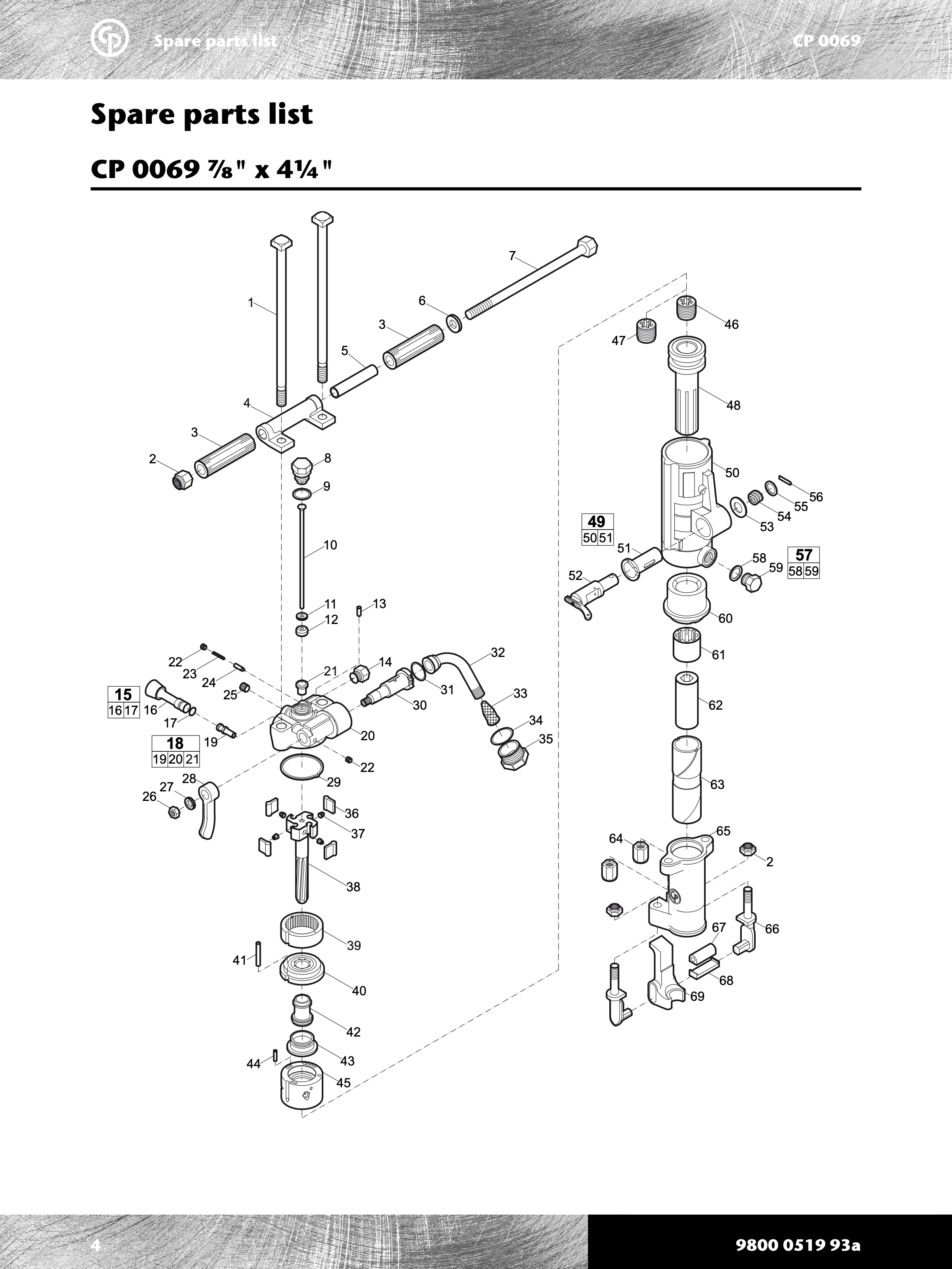 Chicago Pneumatic 0069 Series PDF page 4 of 20