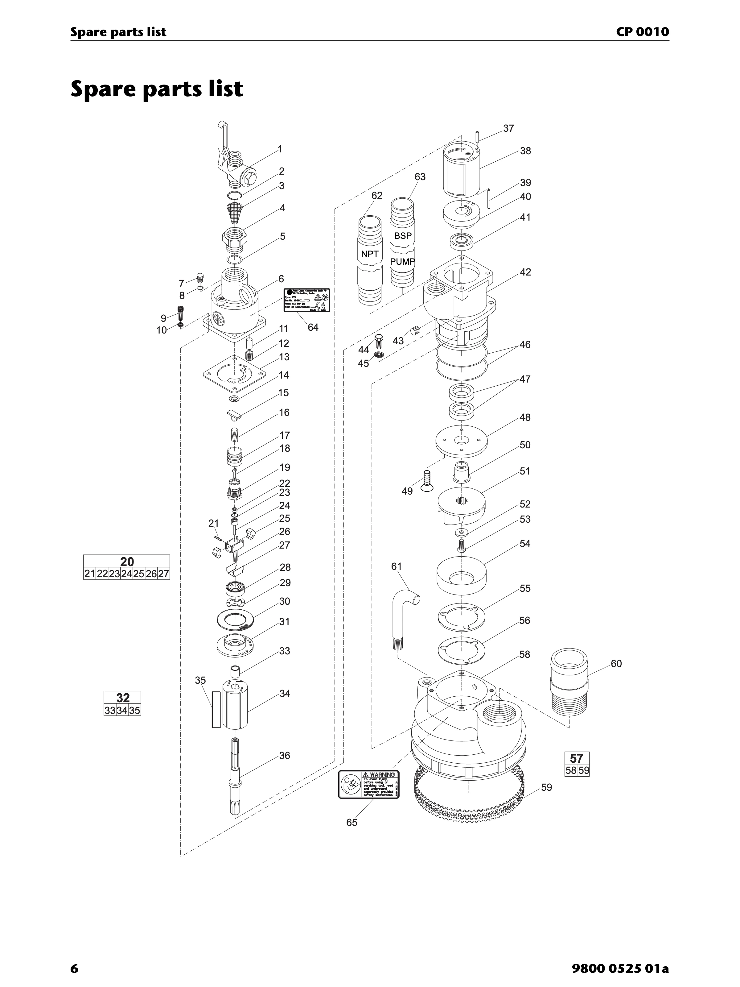 Chicago Pneumatic CP 0010 PDF page 6 of 12