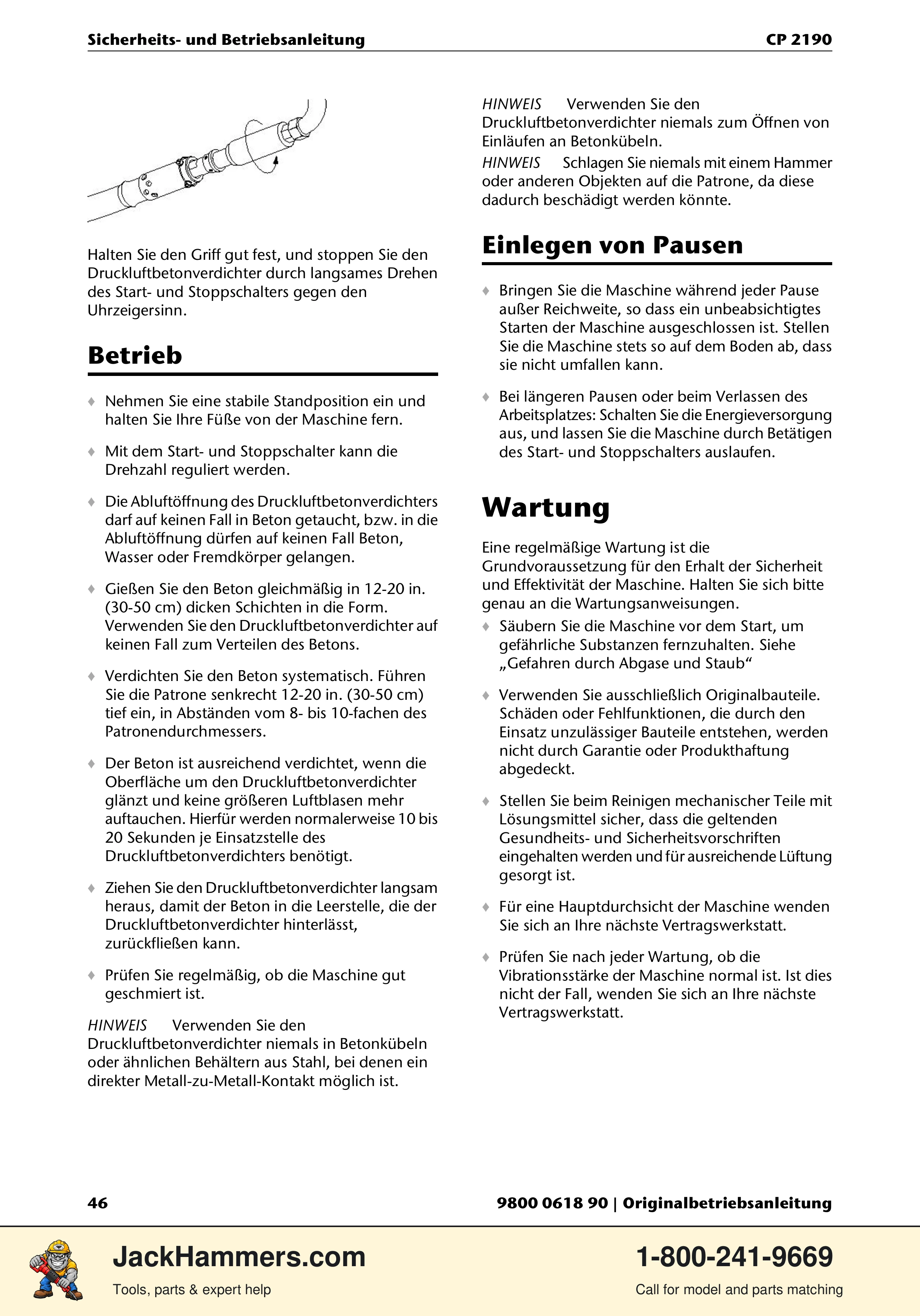 Chicago Pneumatic CP 2190 PDF page 46 of 200