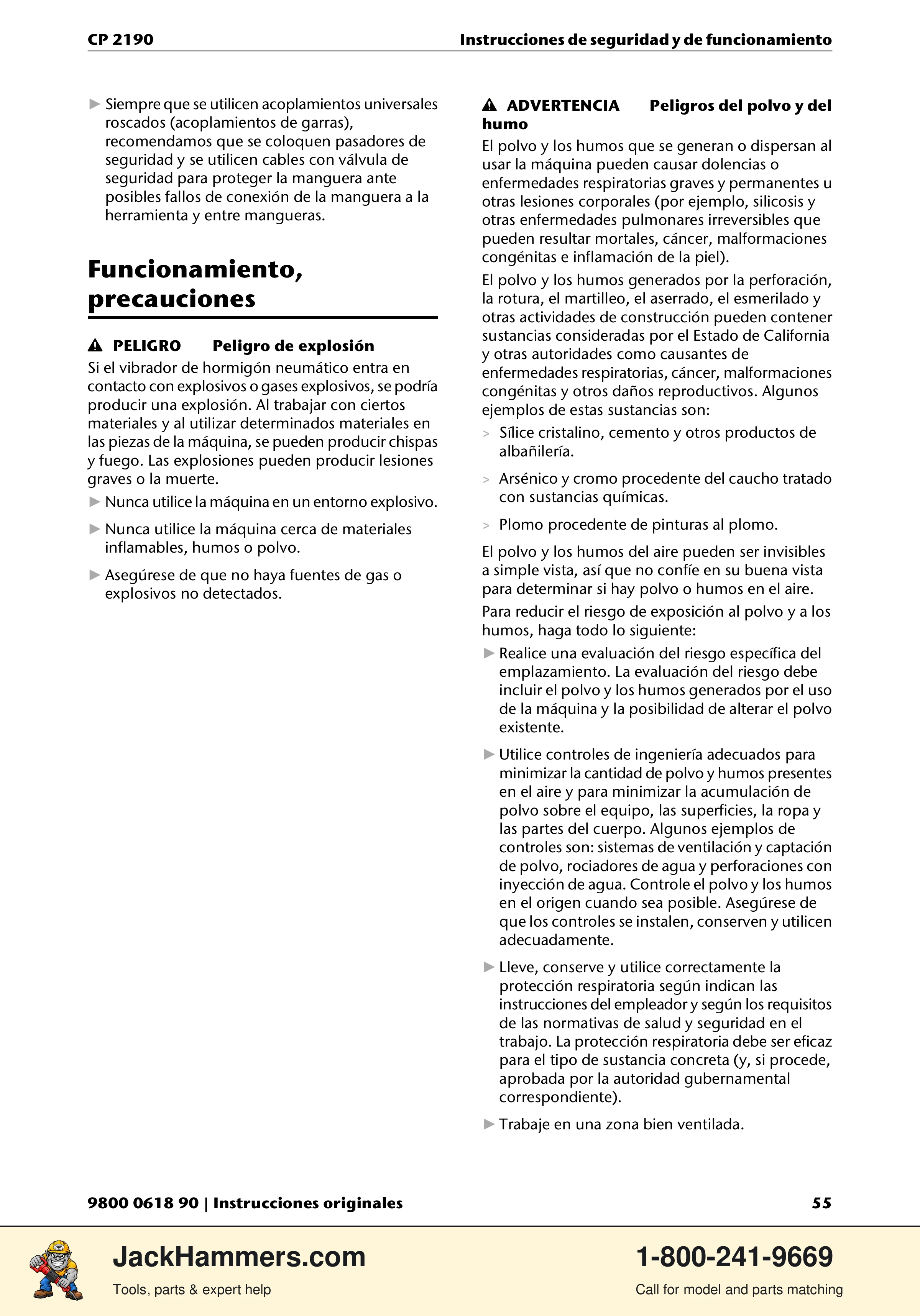 Chicago Pneumatic CP 2190 PDF page 55 of 200