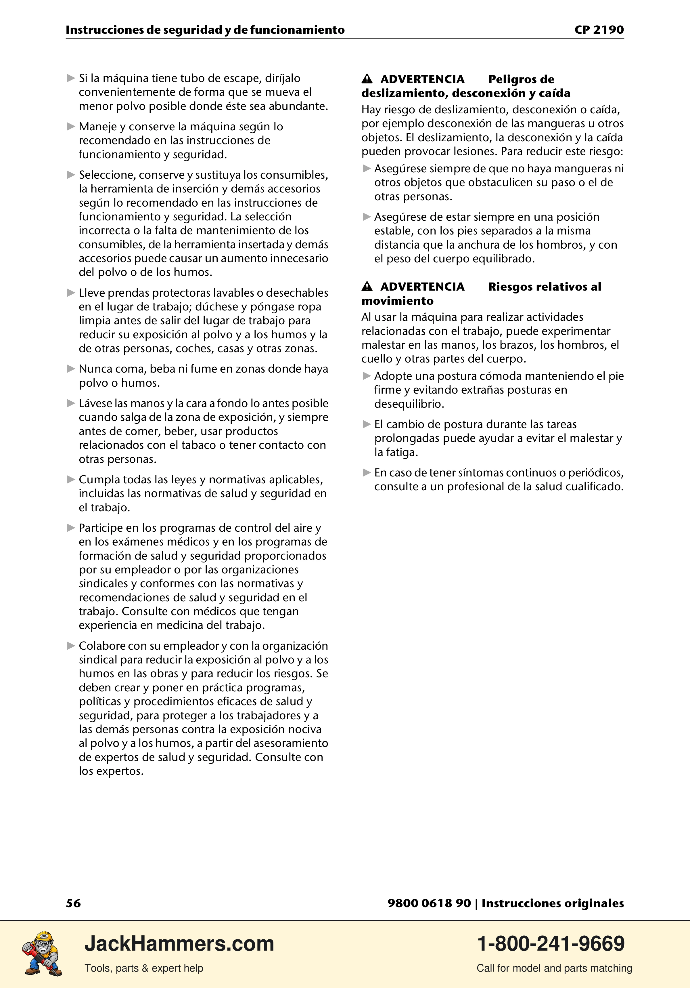 Chicago Pneumatic CP 2190 PDF page 56 of 200