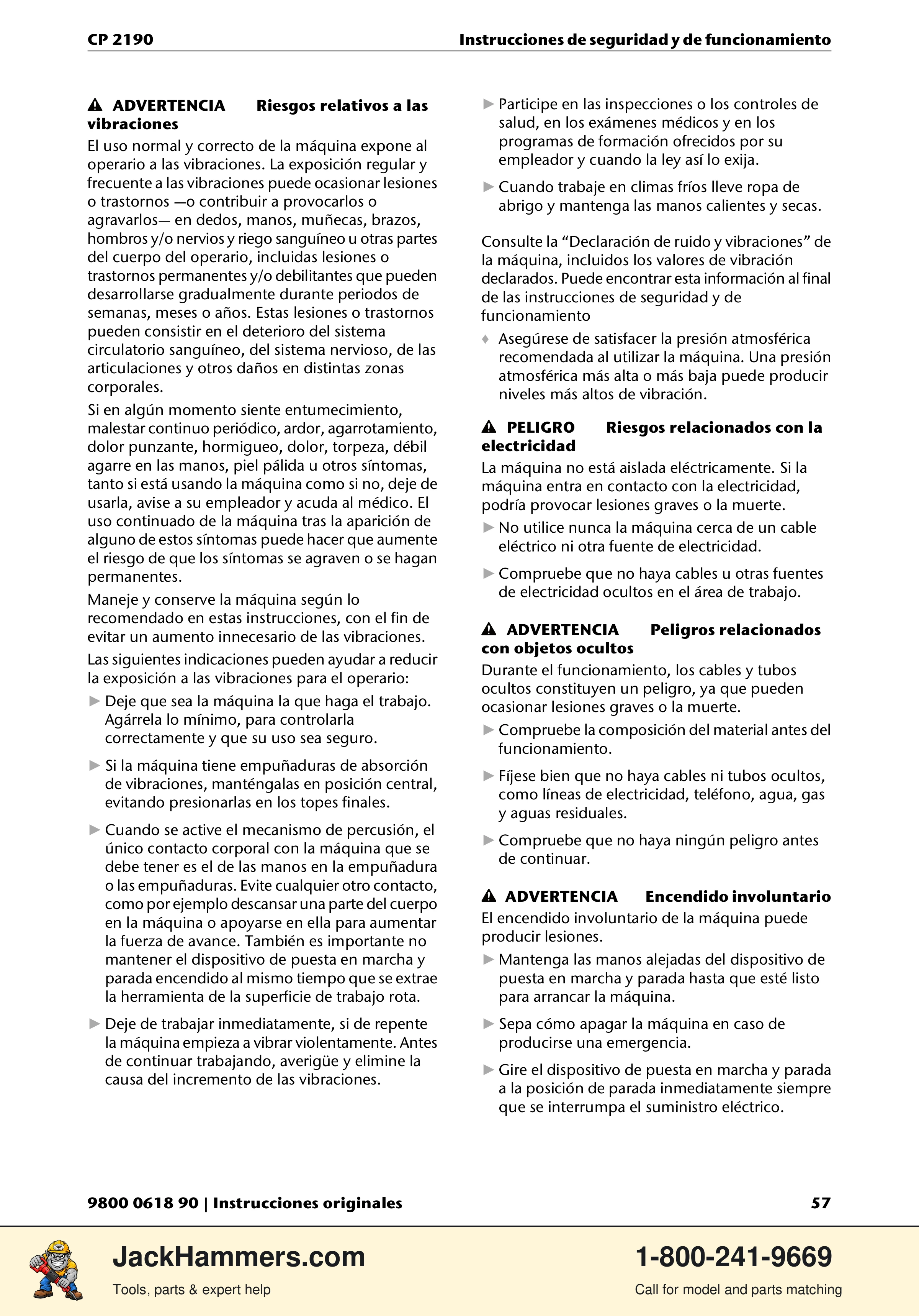 Chicago Pneumatic CP 2190 PDF page 57 of 200