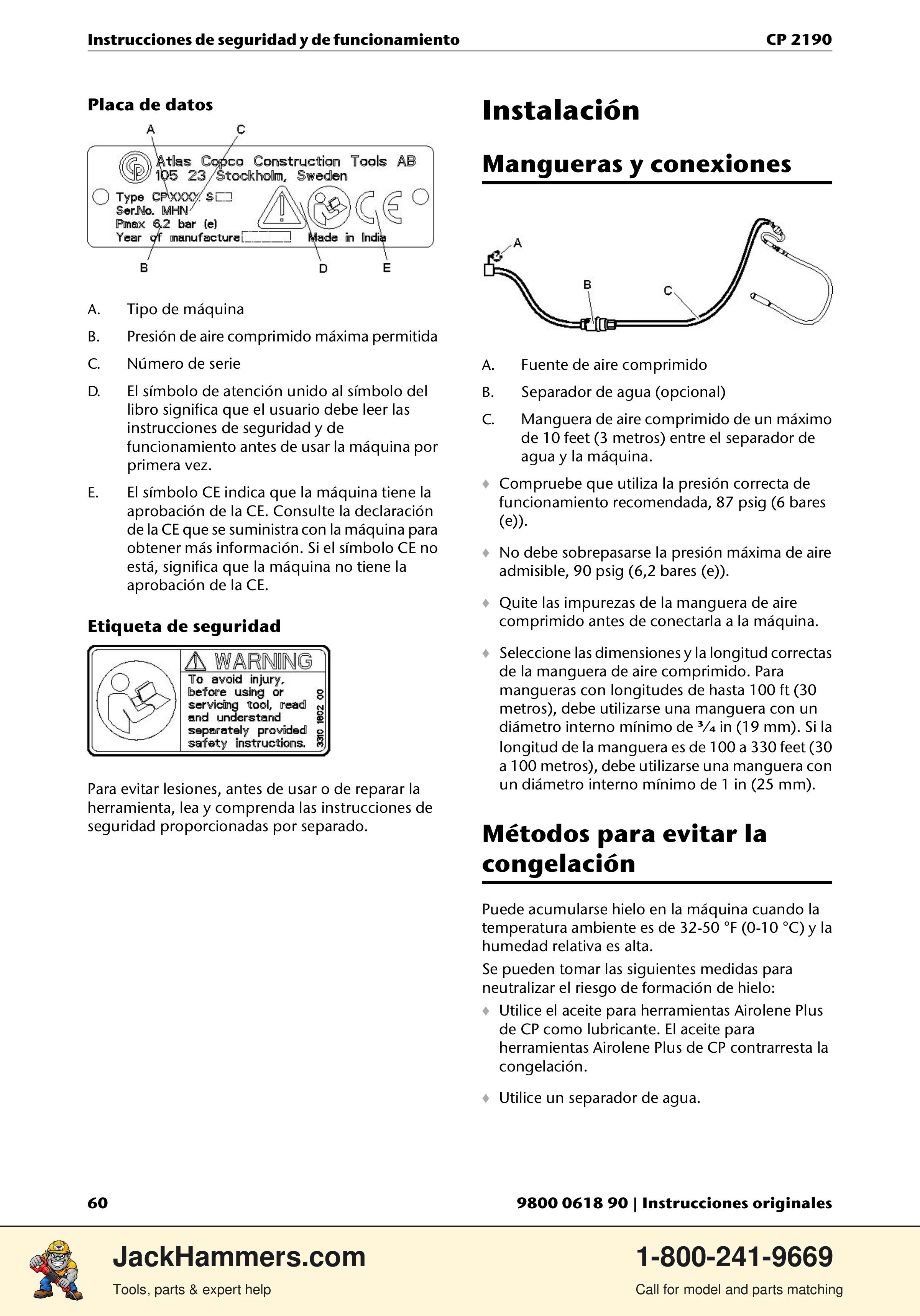 Chicago Pneumatic CP 2190 PDF page 60 of 200
