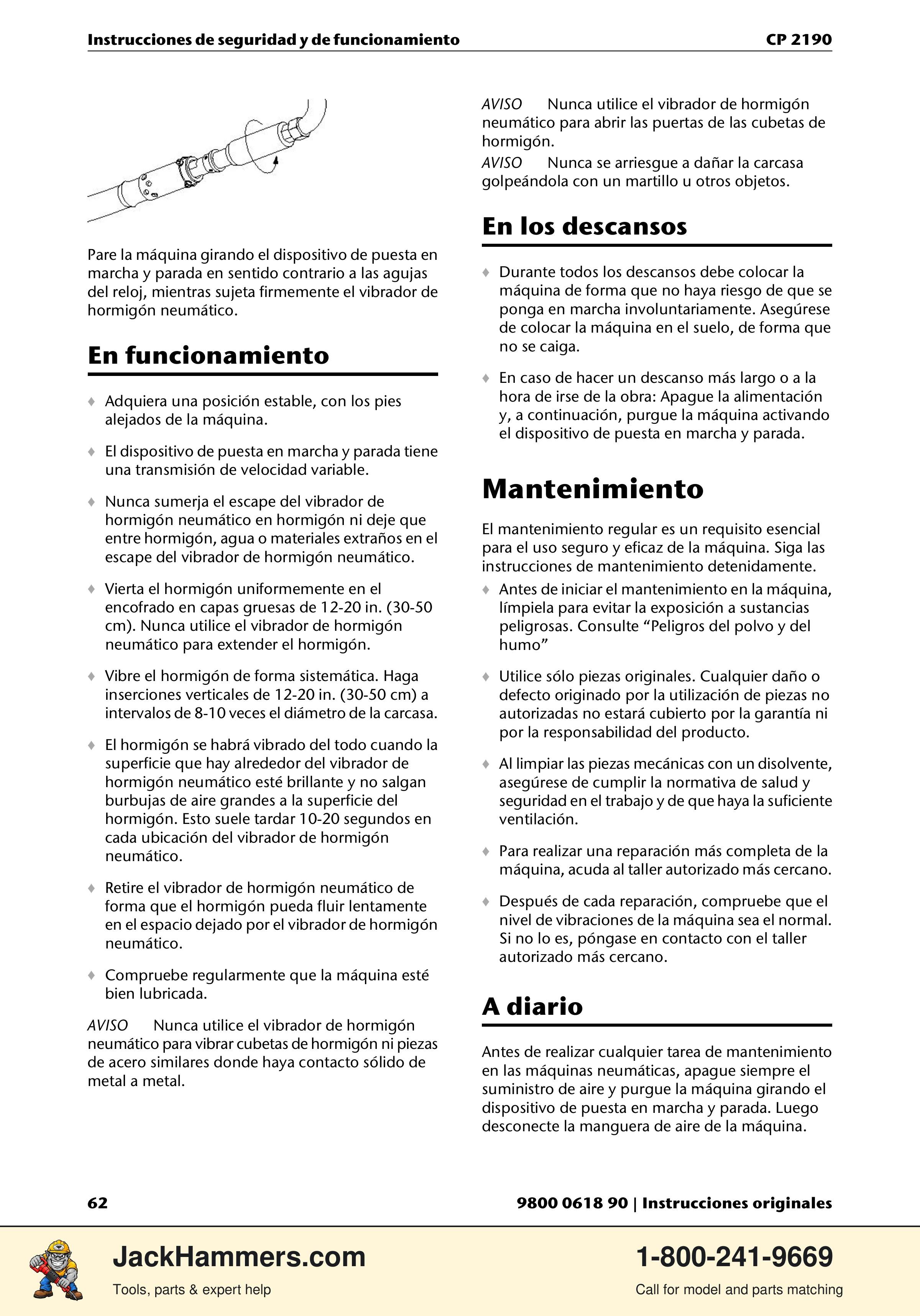Chicago Pneumatic CP 2190 PDF page 62 of 200