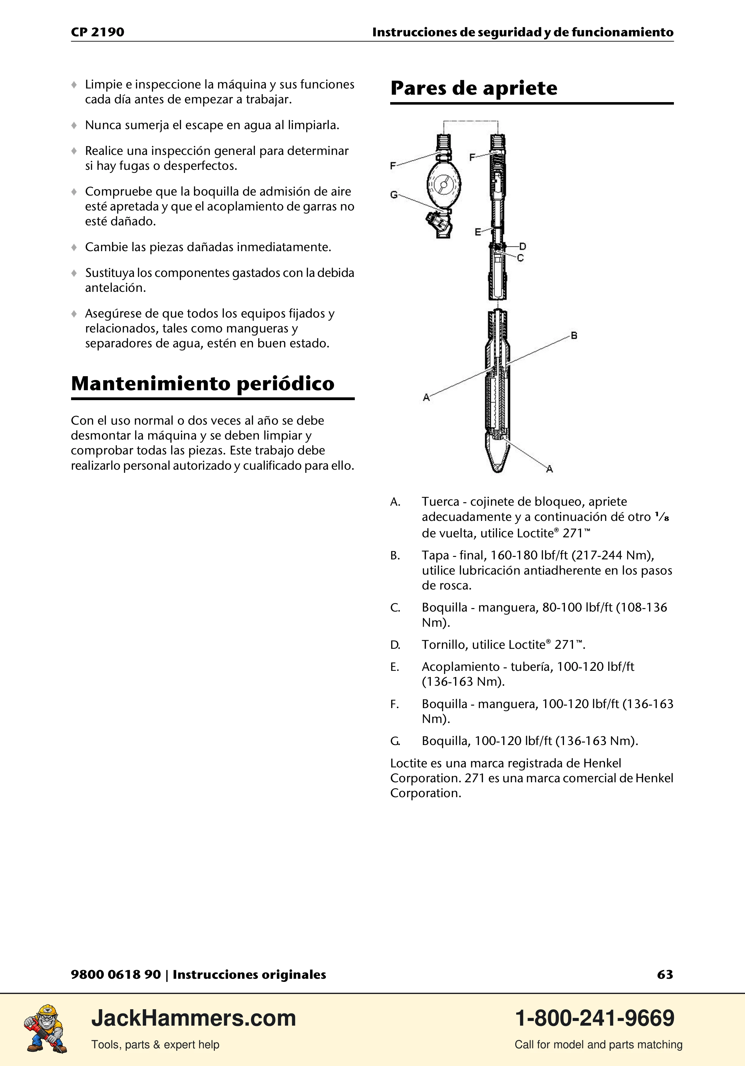 Chicago Pneumatic CP 2190 PDF page 63 of 200