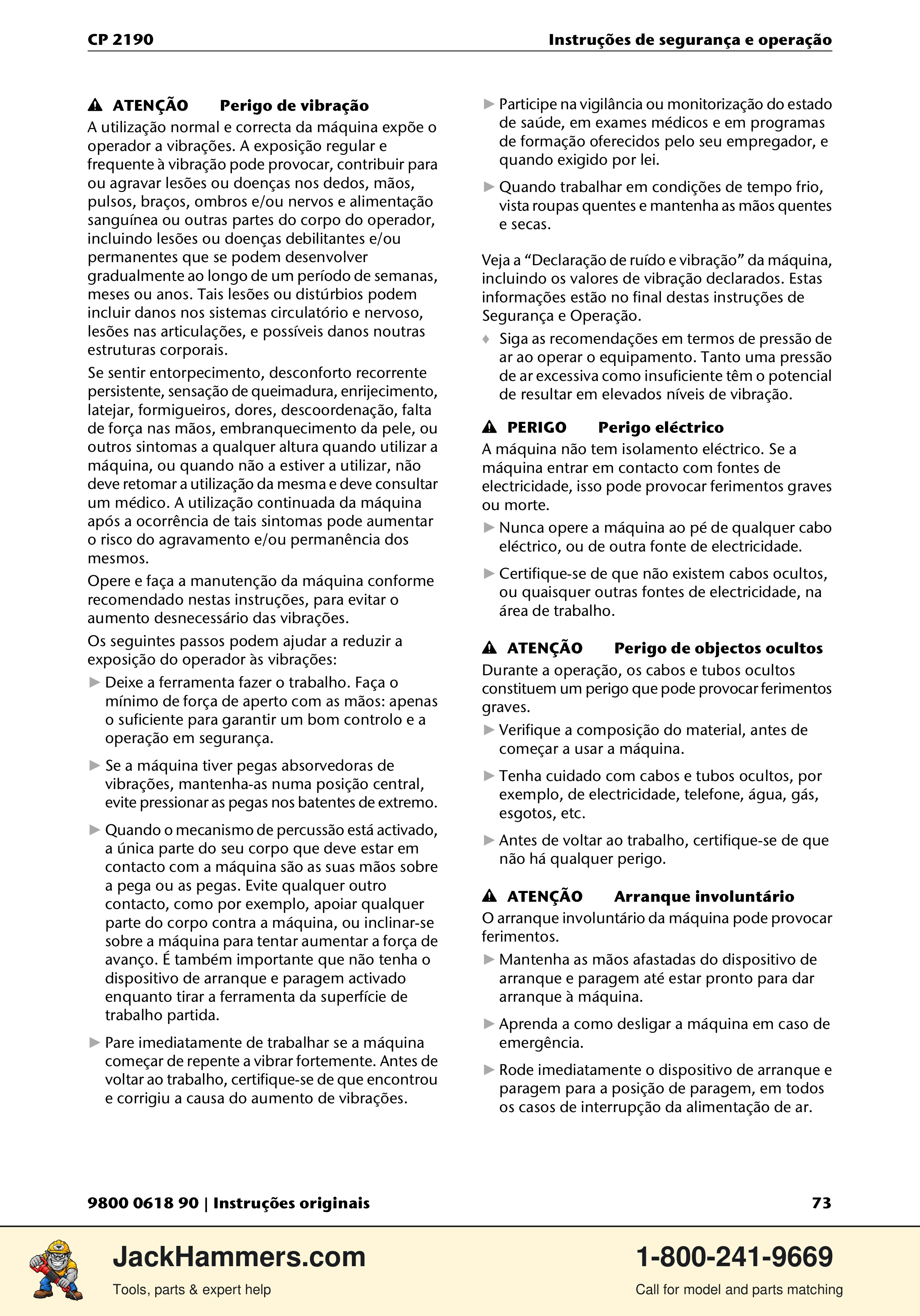 Chicago Pneumatic CP 2190 PDF page 73 of 200
