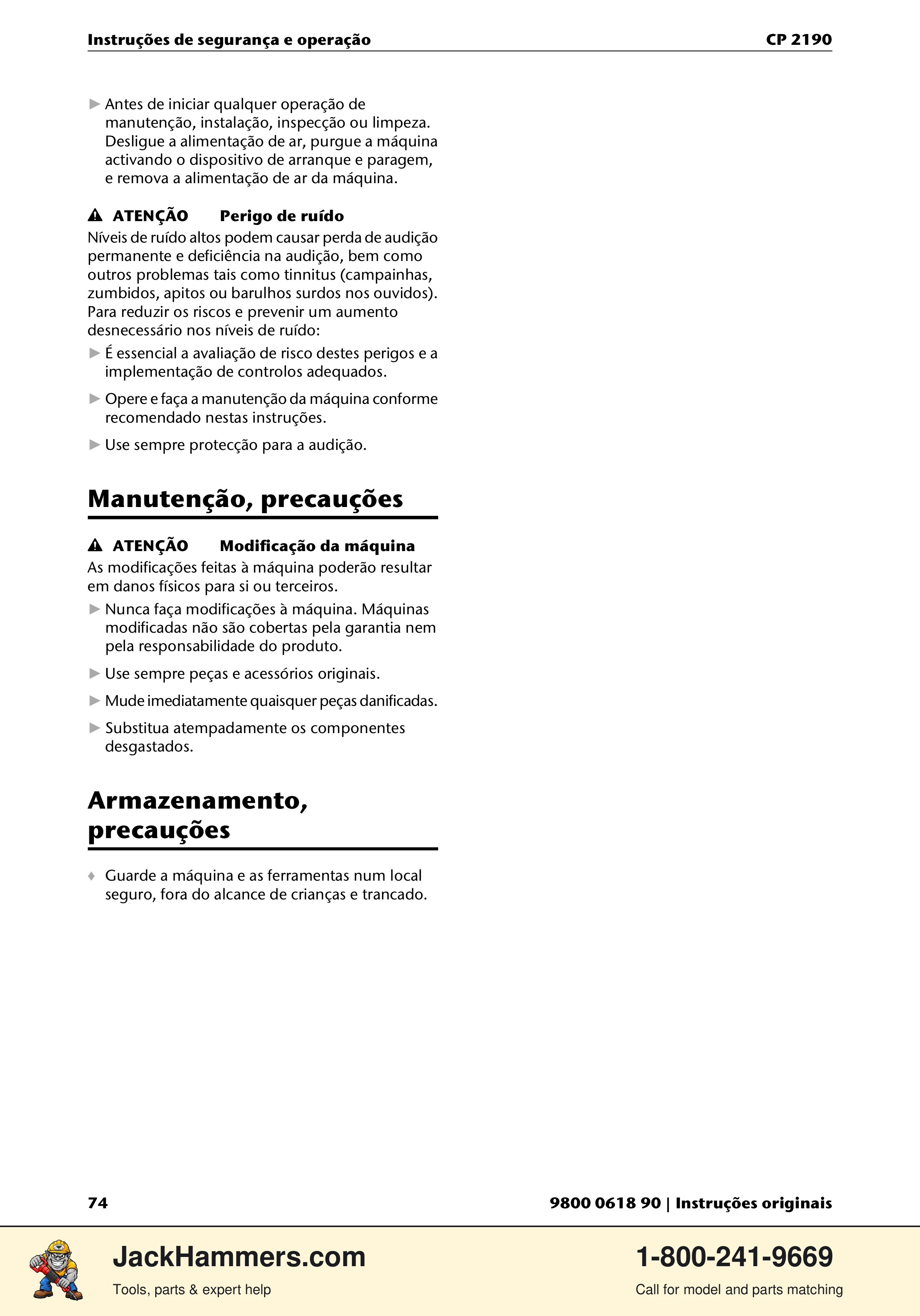 Chicago Pneumatic CP 2190 PDF page 74 of 200