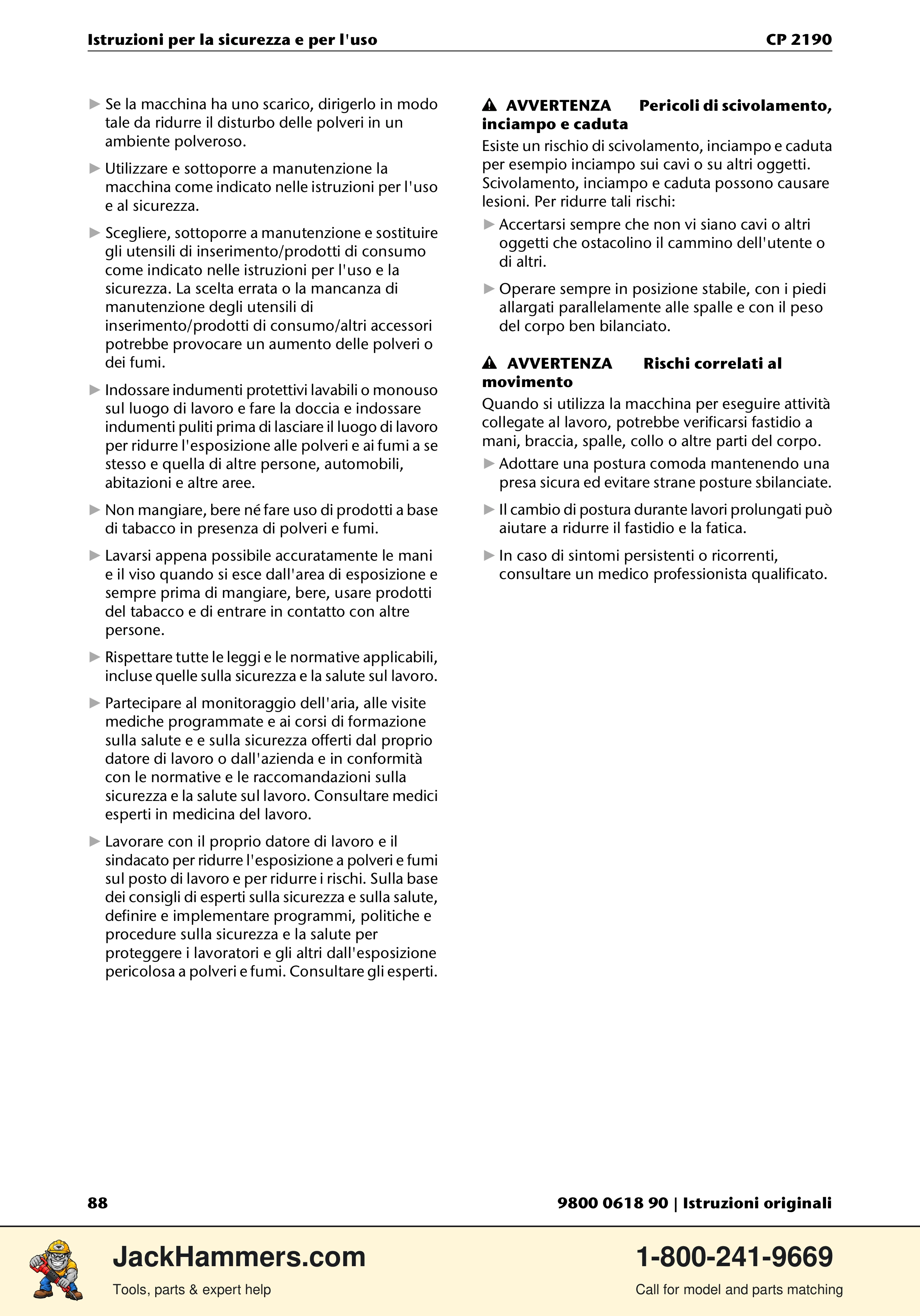 Chicago Pneumatic CP 2190 PDF page 88 of 200