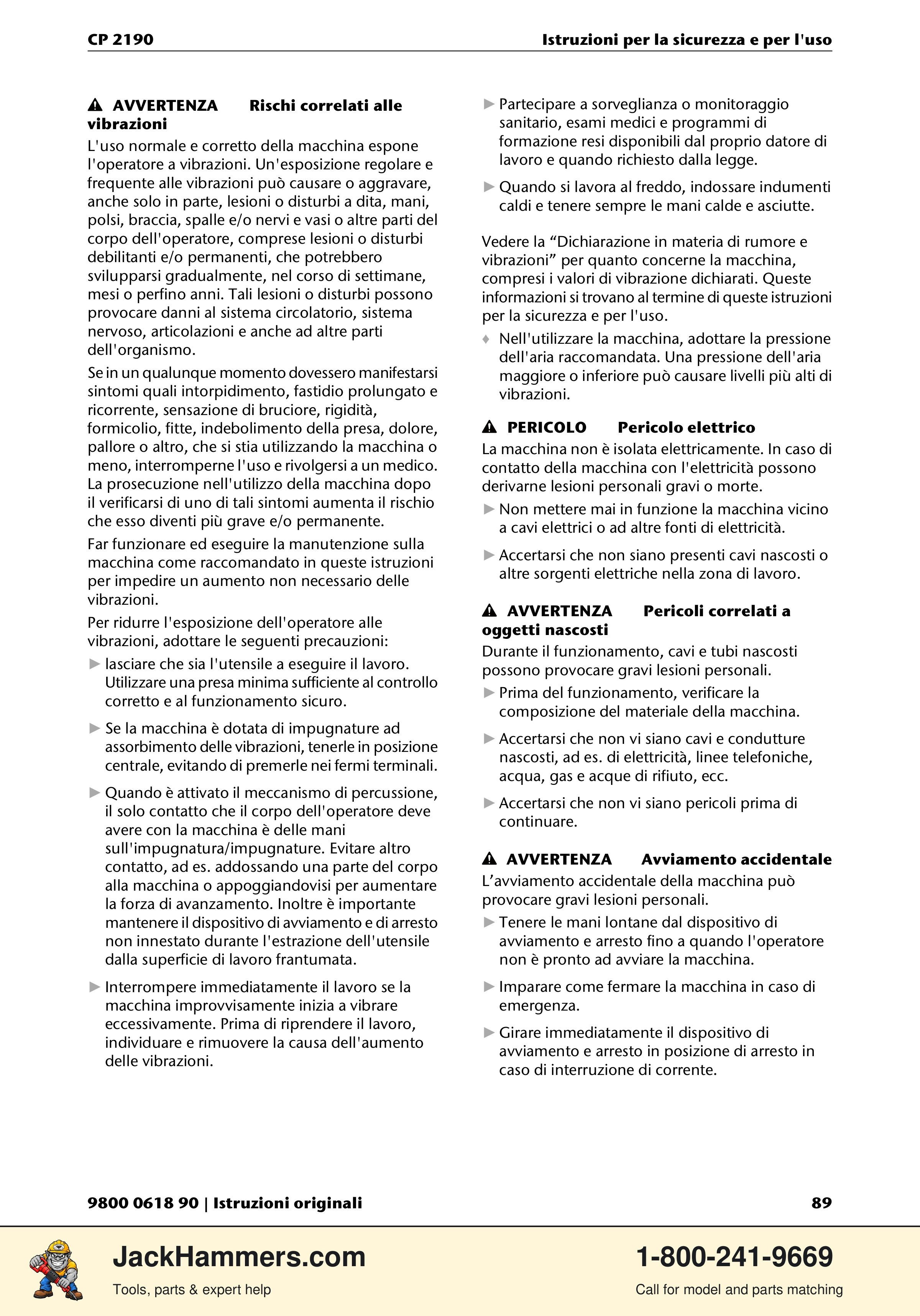 Chicago Pneumatic CP 2190 PDF page 89 of 200