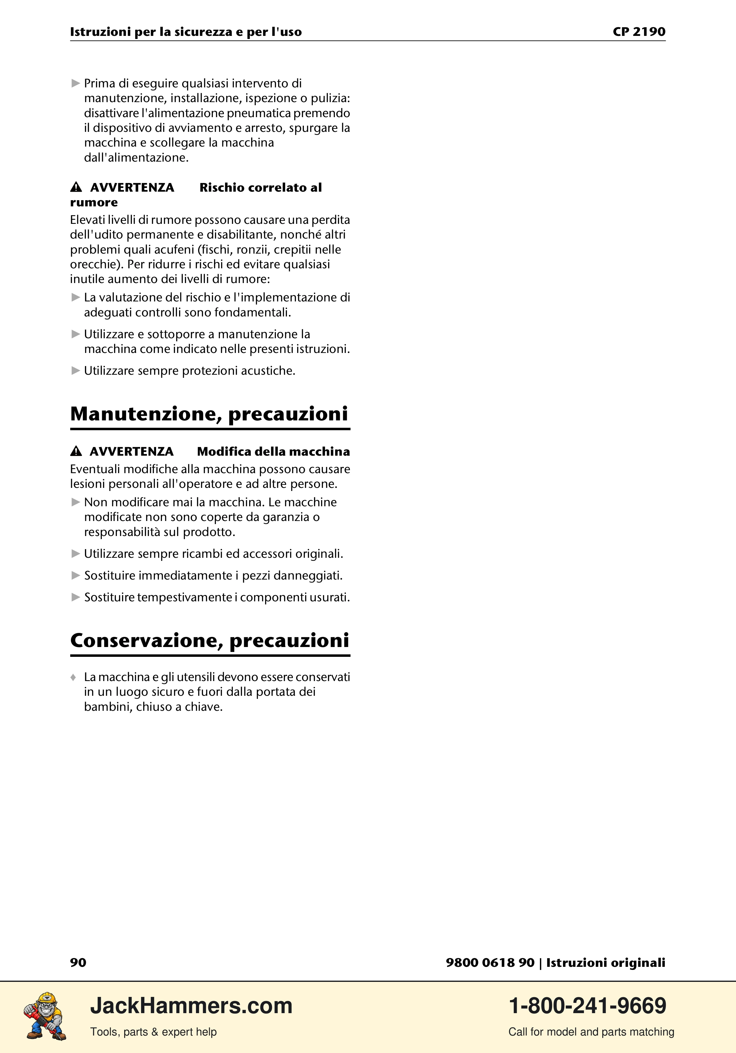 Chicago Pneumatic CP 2190 PDF page 90 of 200