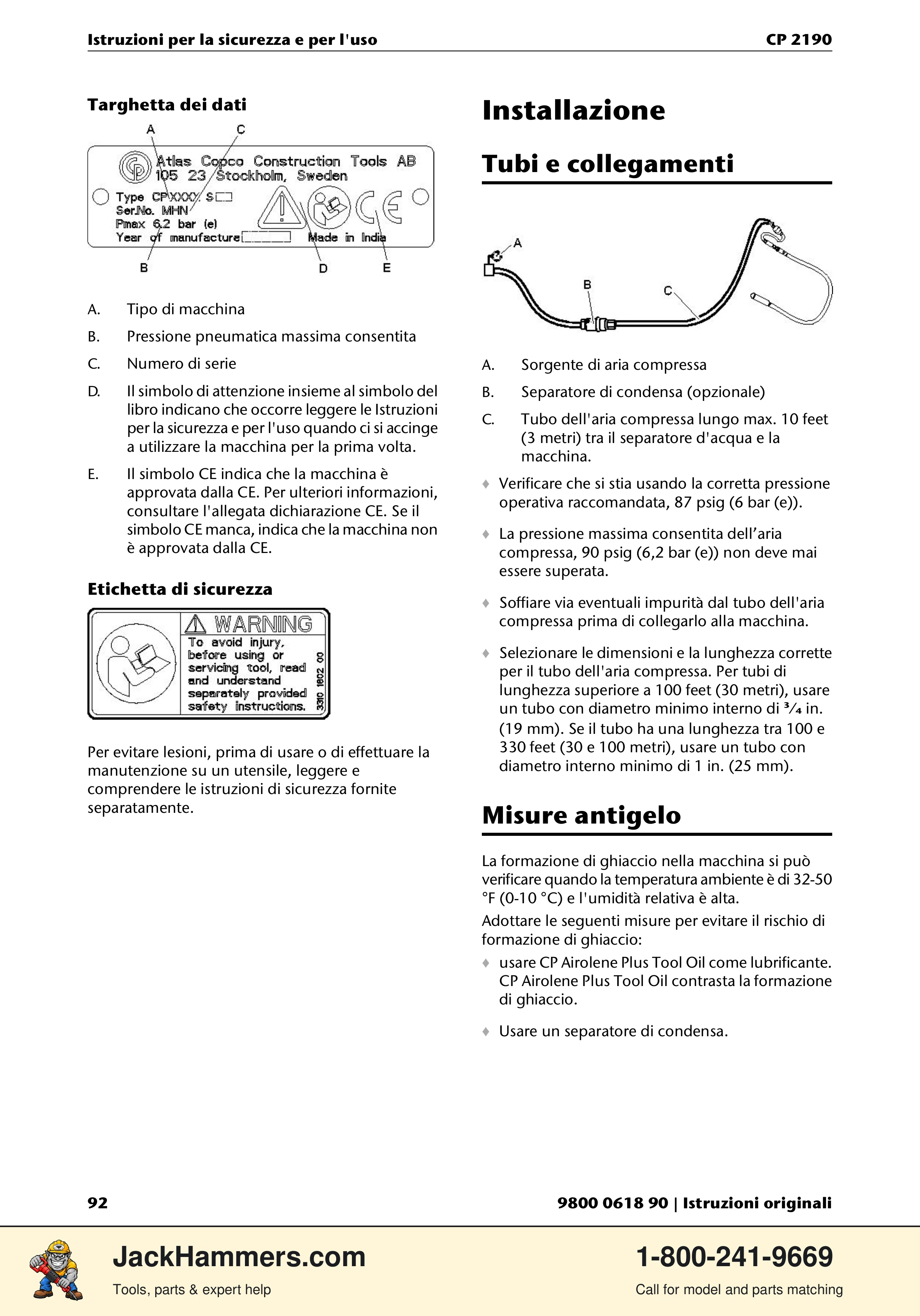 Chicago Pneumatic CP 2190 PDF page 92 of 200
