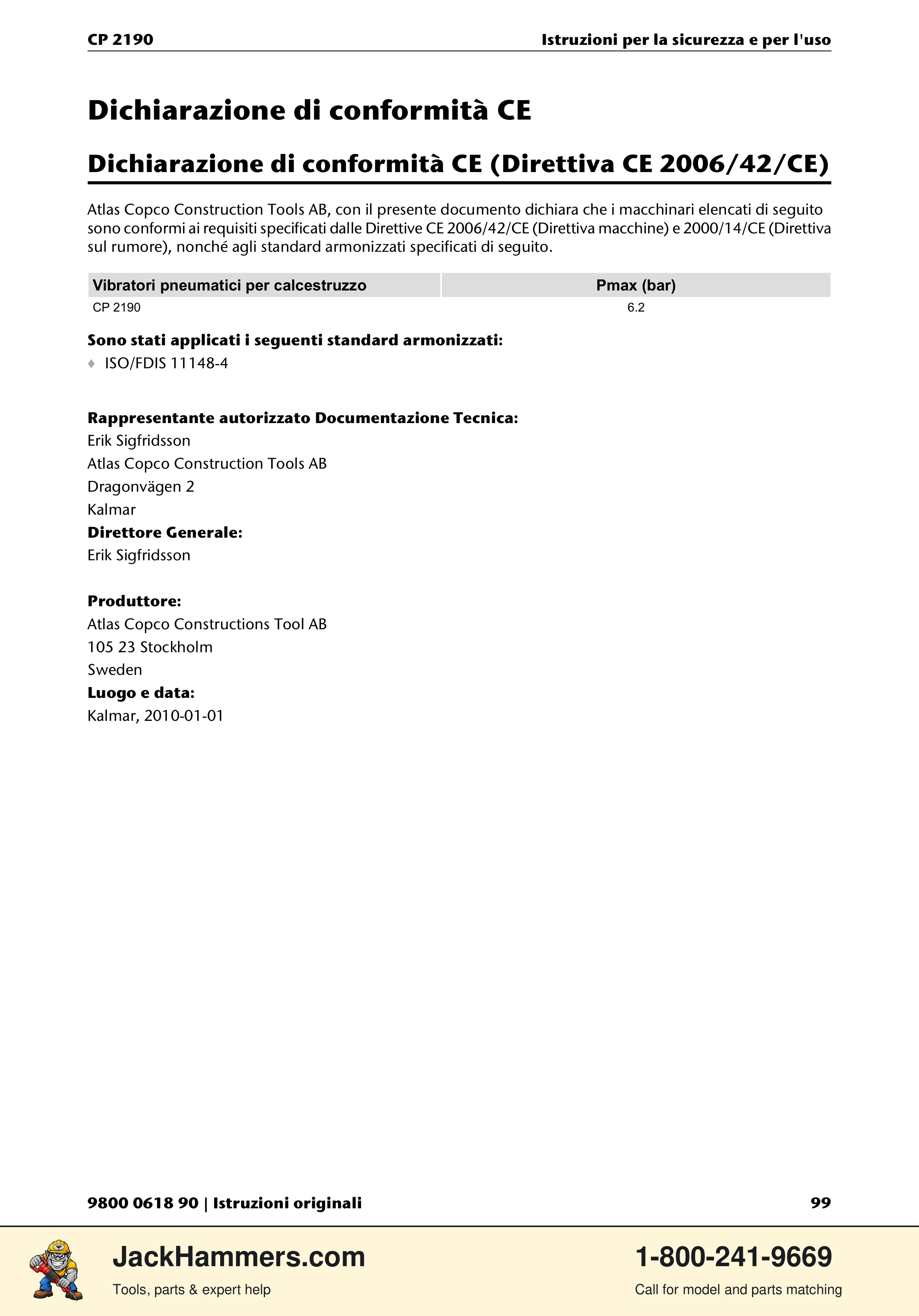 Chicago Pneumatic CP 2190 PDF page 99 of 200