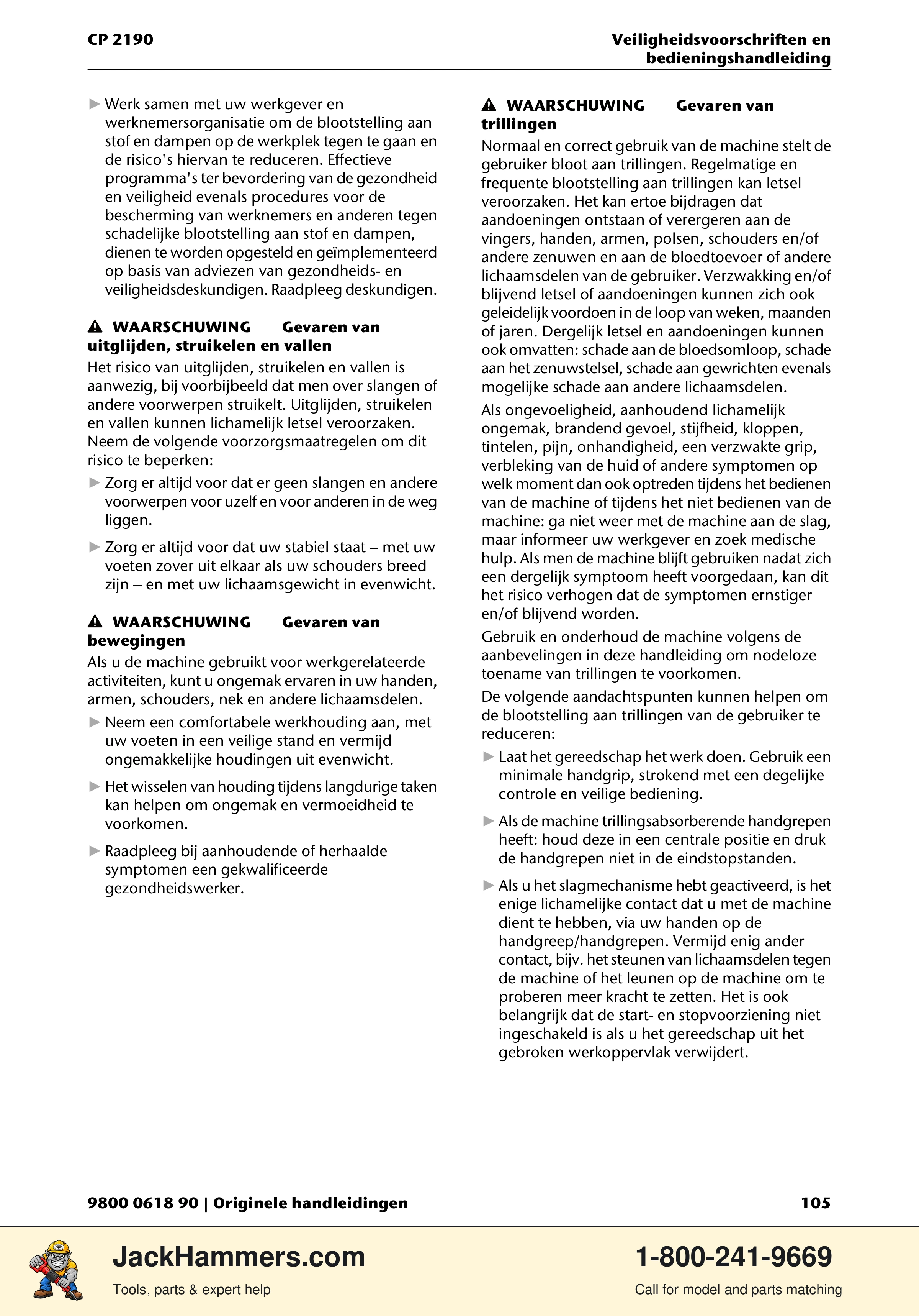 Chicago Pneumatic CP 2190 PDF page 105 of 200