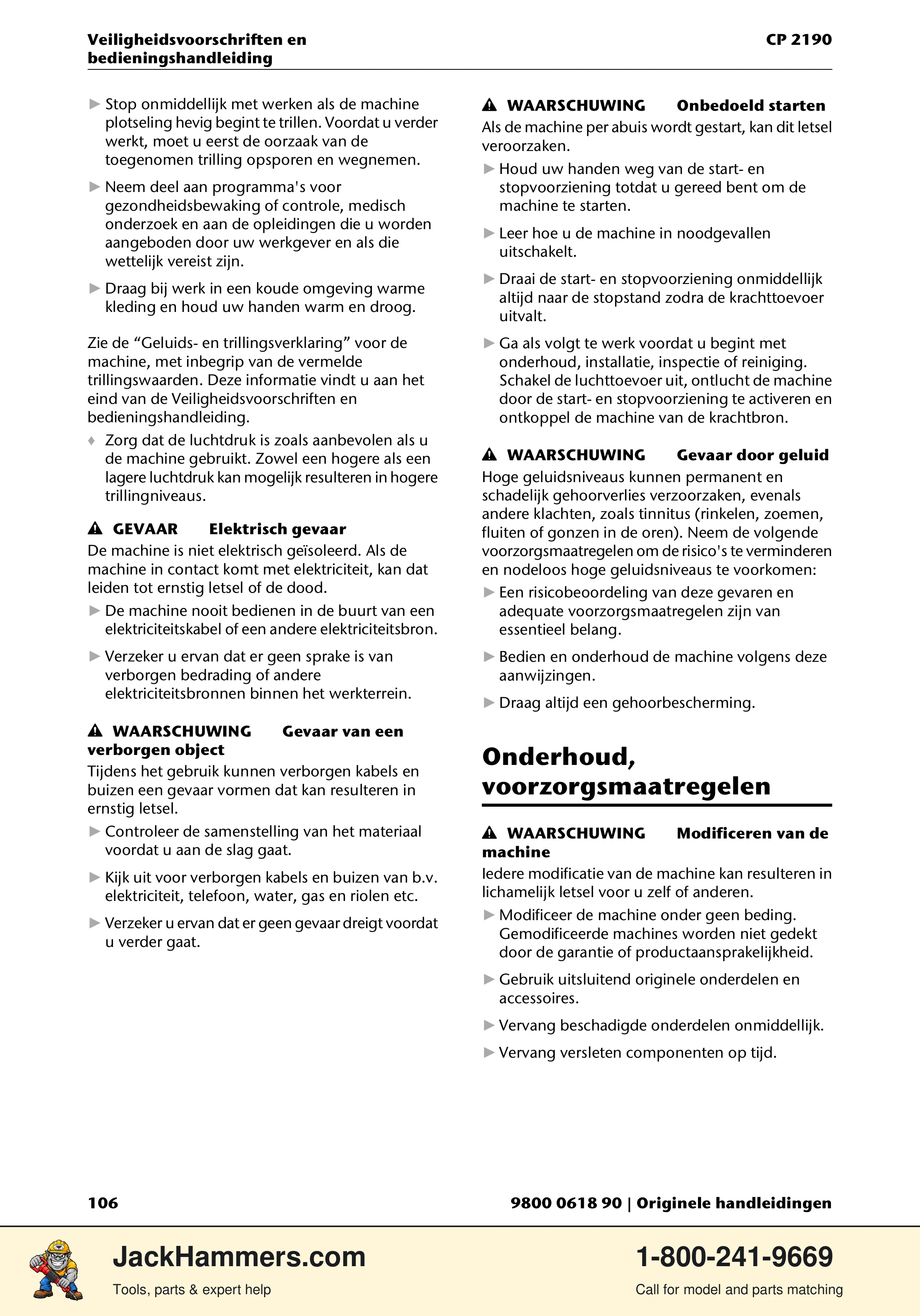 Chicago Pneumatic CP 2190 PDF page 106 of 200