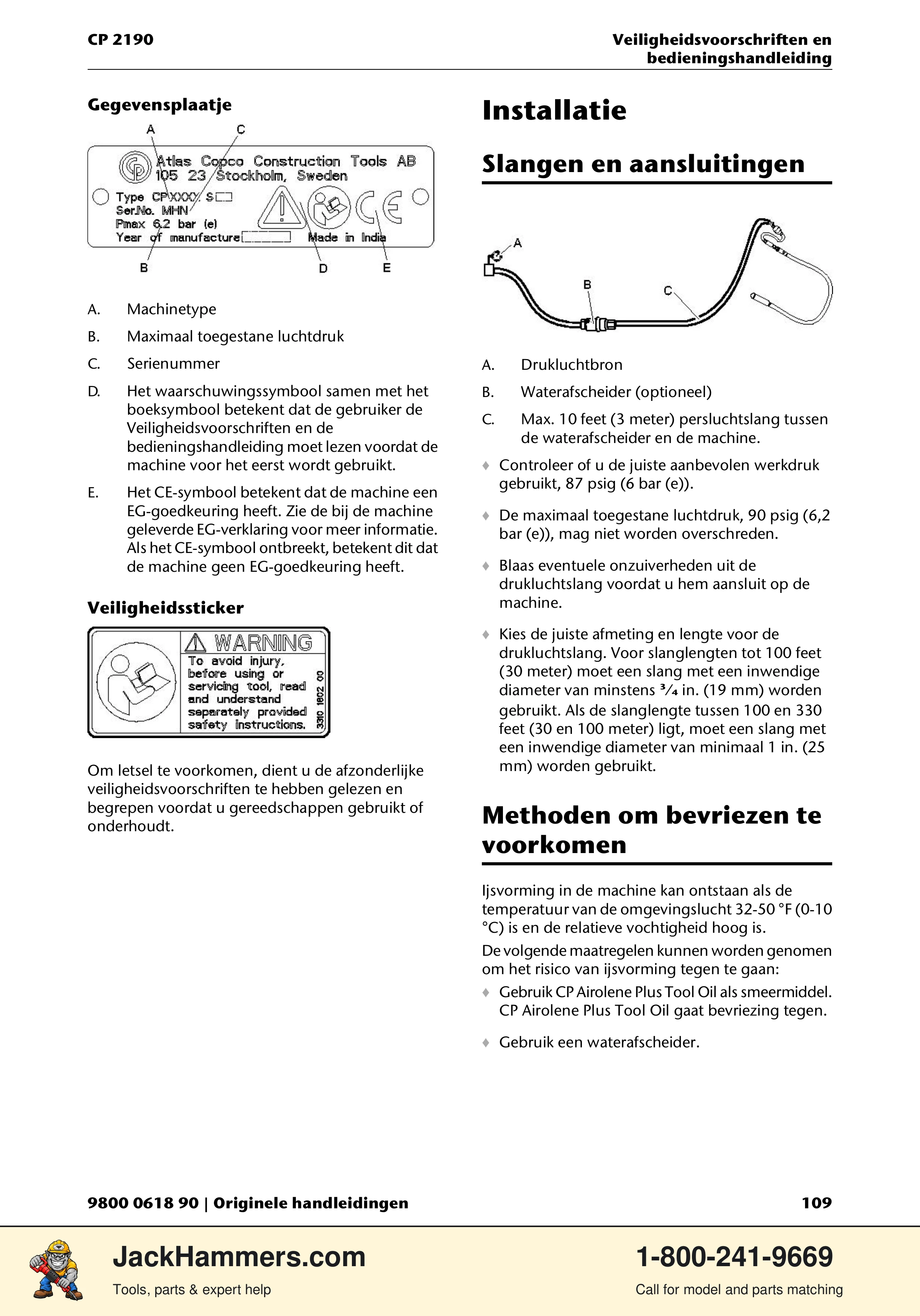 Chicago Pneumatic CP 2190 PDF page 109 of 200
