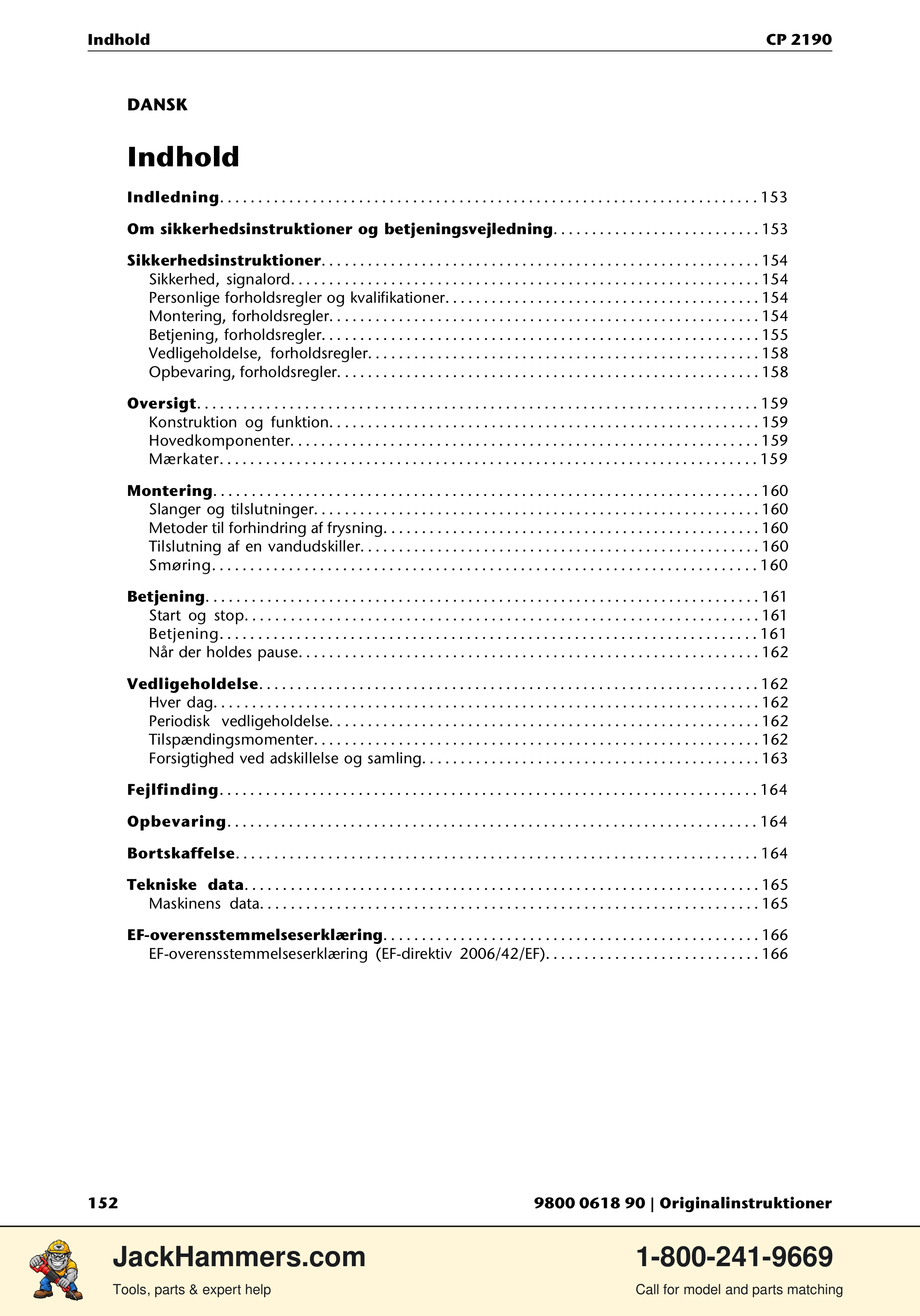 Chicago Pneumatic CP 2190 PDF page 152 of 200