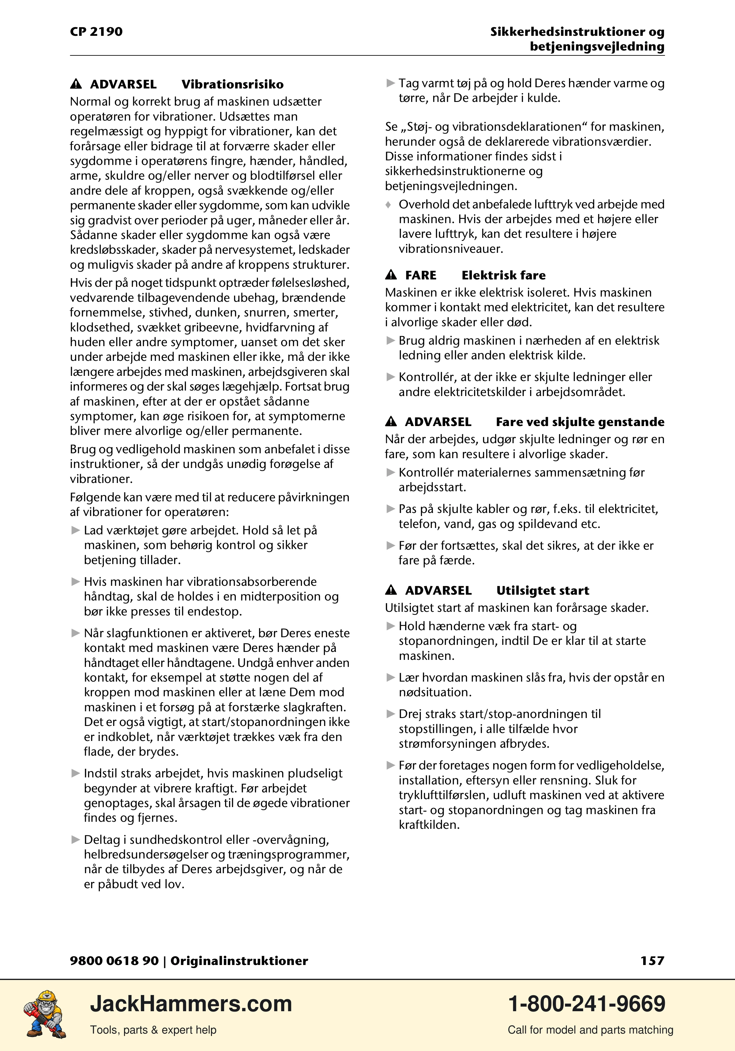 Chicago Pneumatic CP 2190 PDF page 157 of 200