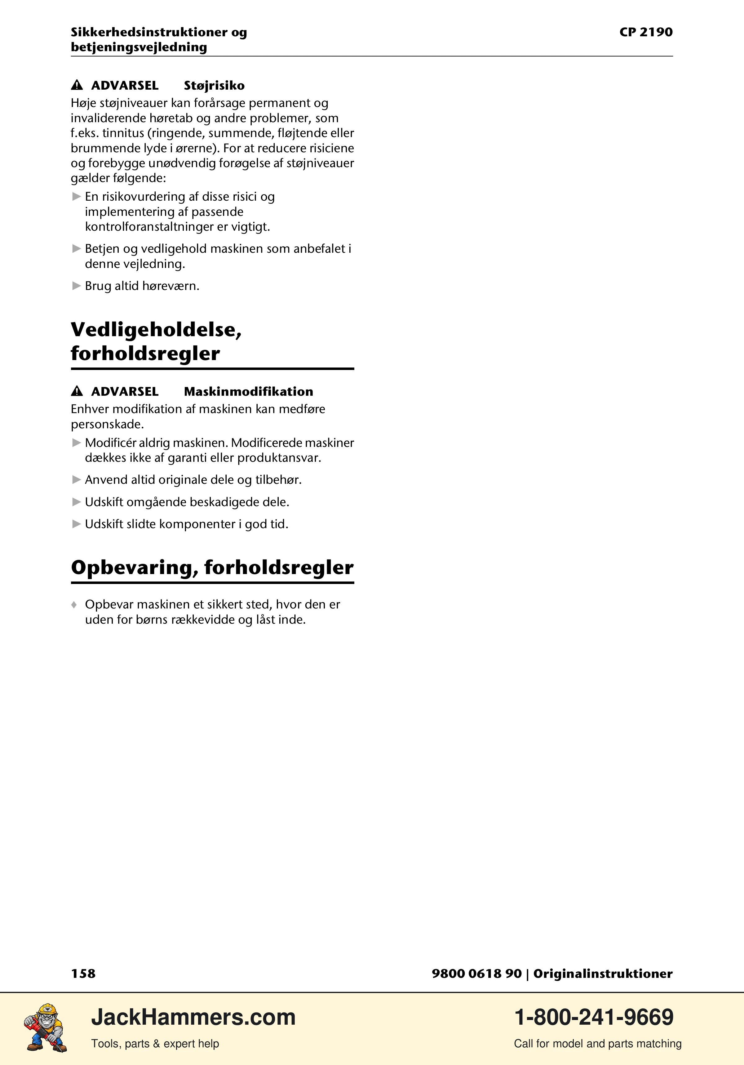 Chicago Pneumatic CP 2190 PDF page 158 of 200