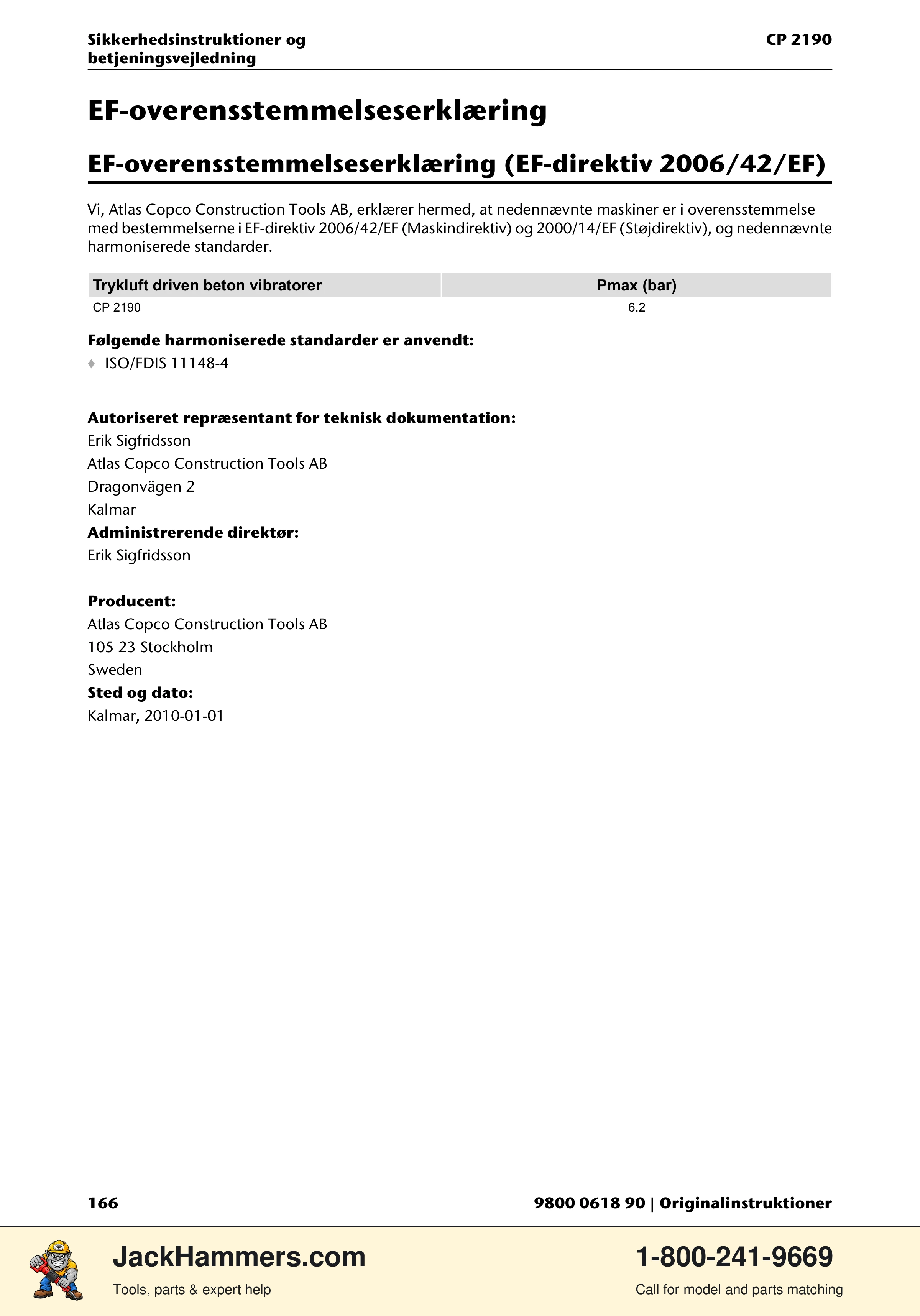 Chicago Pneumatic CP 2190 PDF page 166 of 200