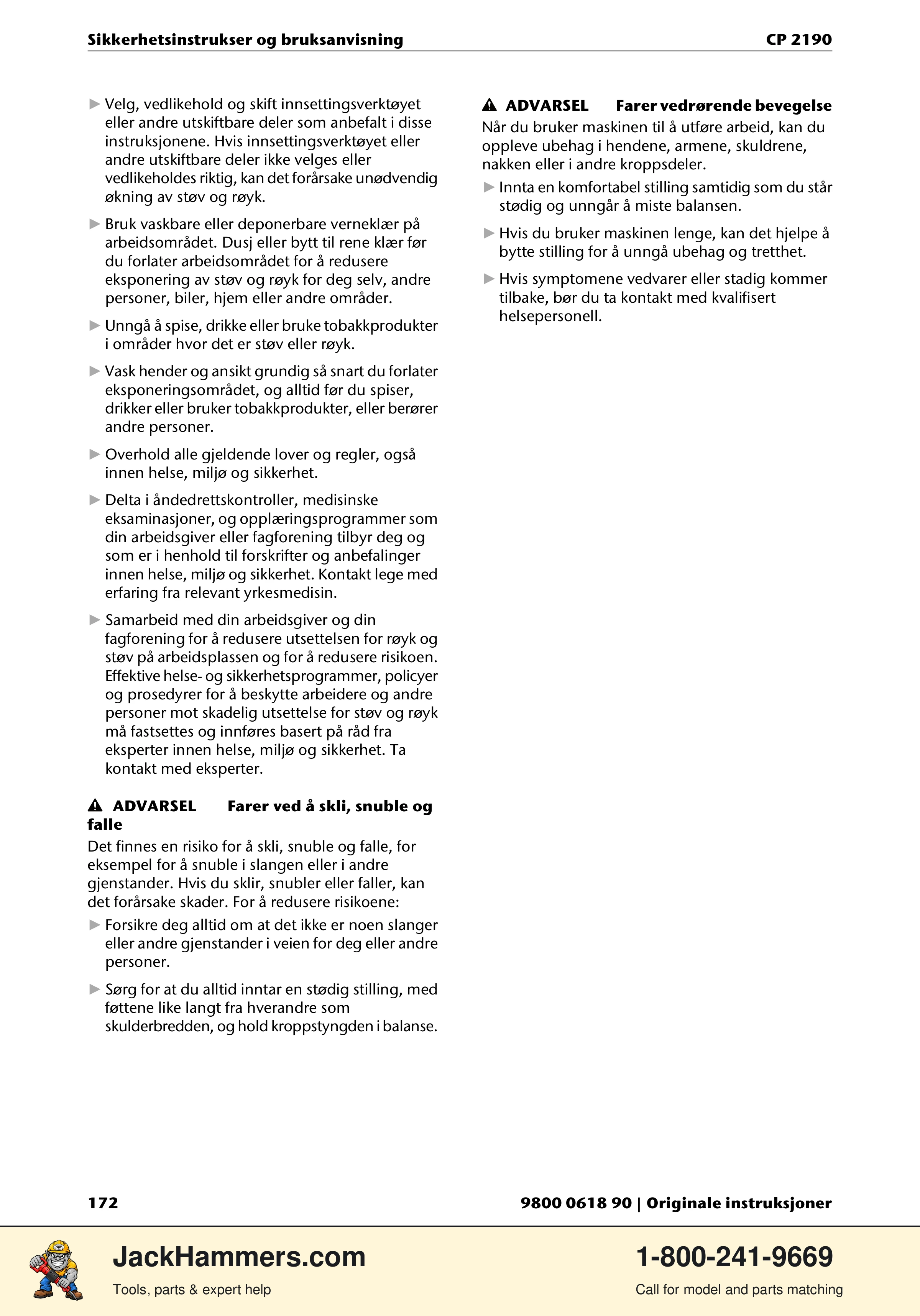Chicago Pneumatic CP 2190 PDF page 172 of 200