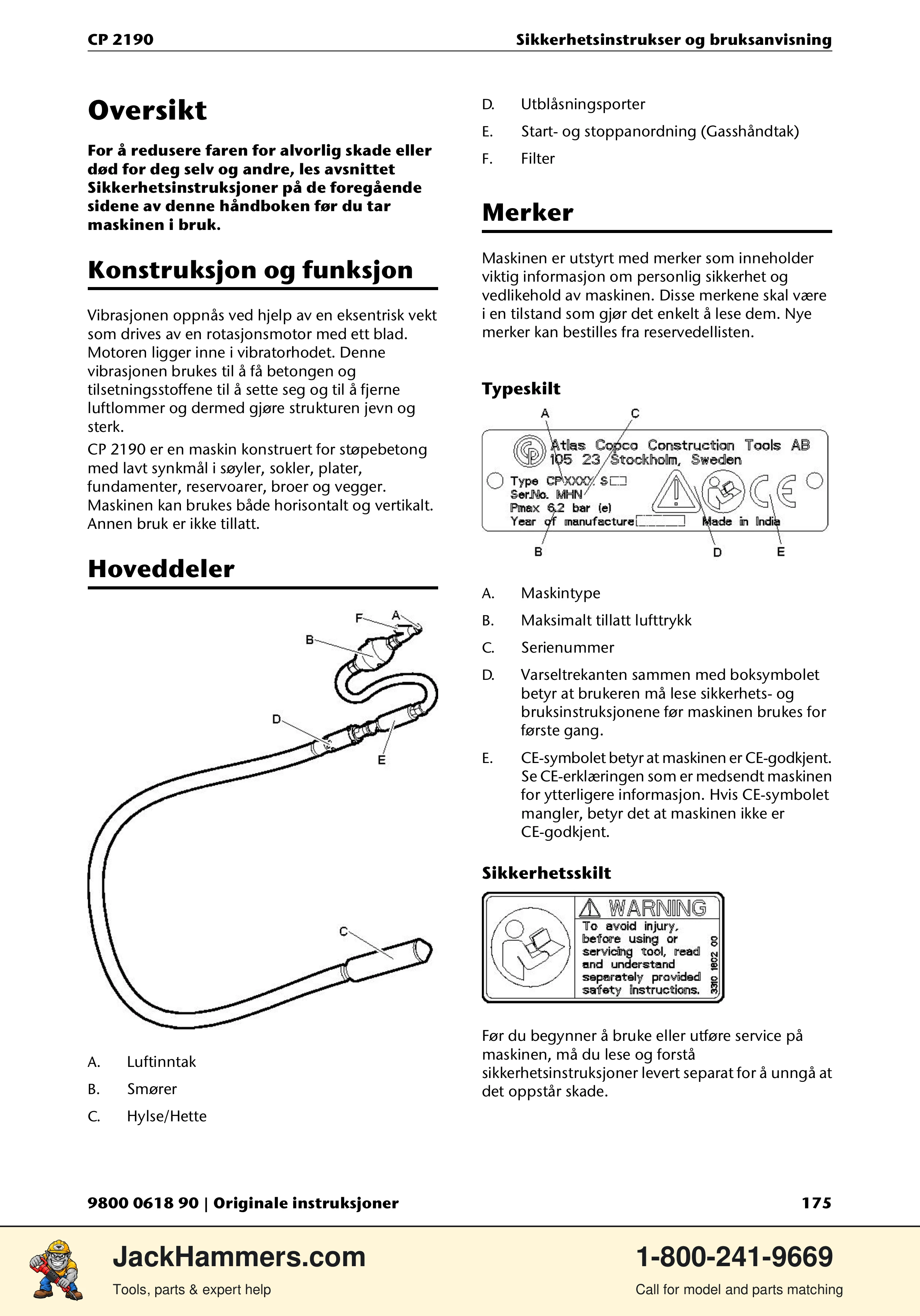 Chicago Pneumatic CP 2190 PDF page 175 of 200