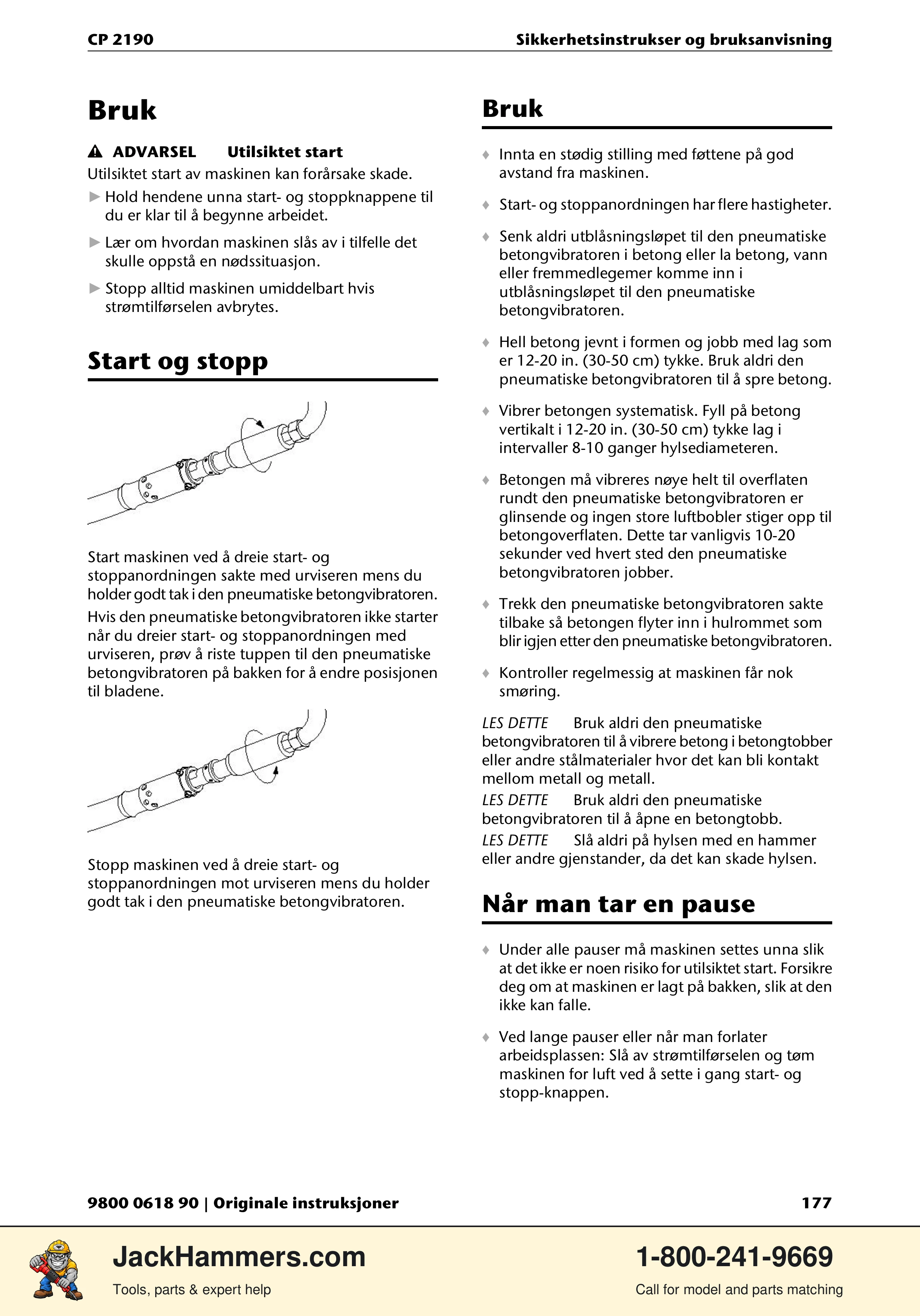 Chicago Pneumatic CP 2190 PDF page 177 of 200