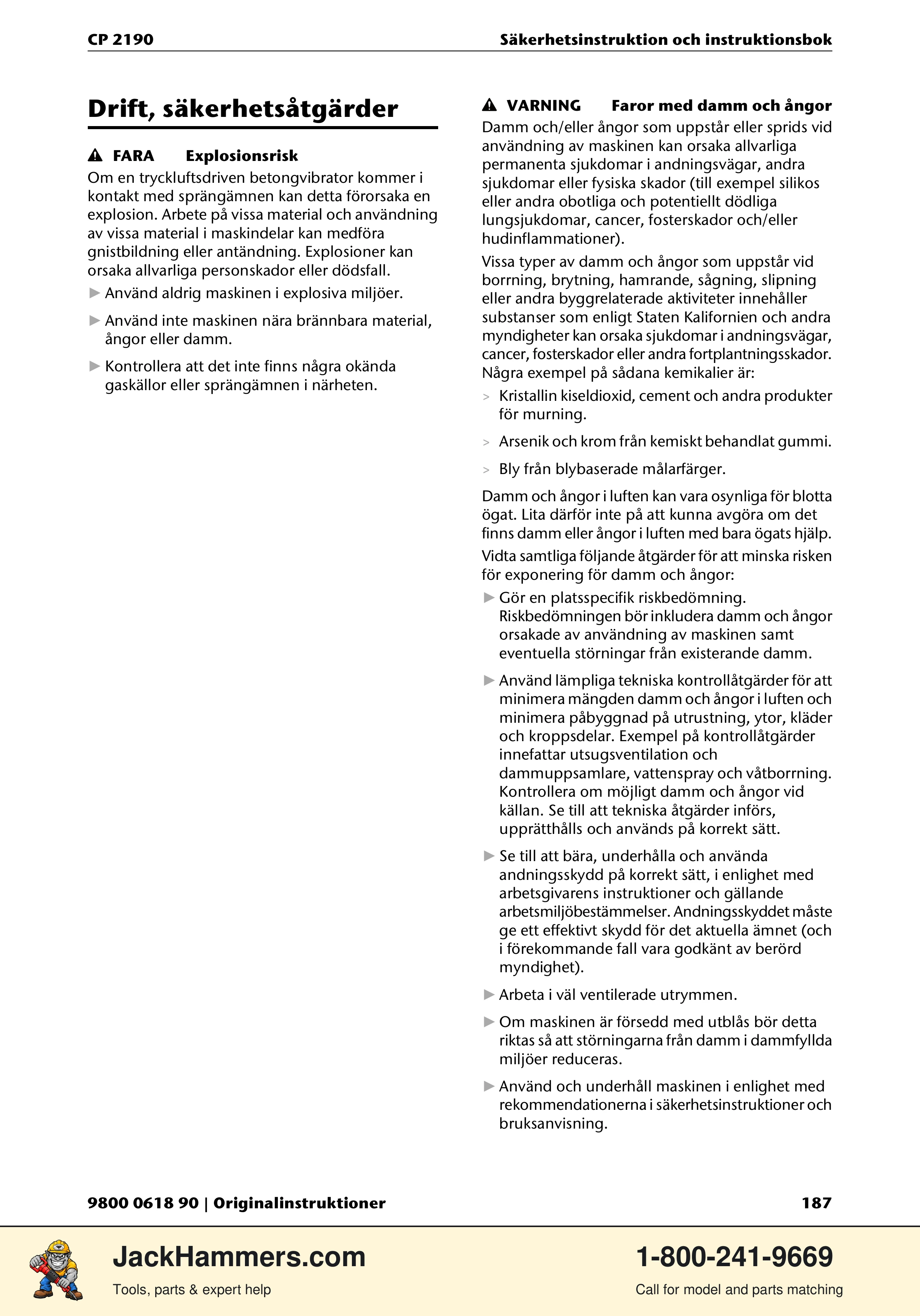 Chicago Pneumatic CP 2190 PDF page 187 of 200
