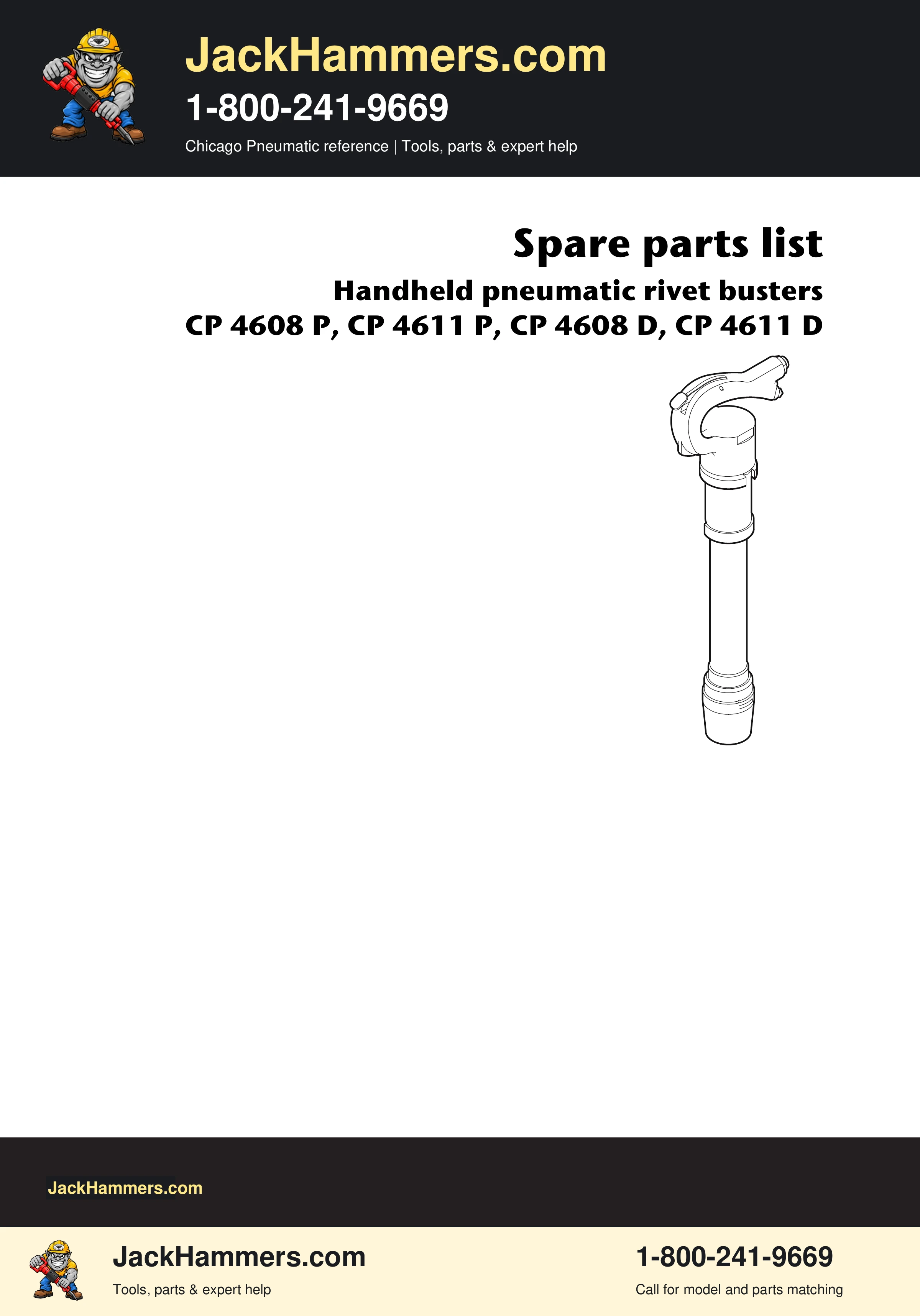 Chicago Pneumatic D-Series / P-Series PDF page 1 of 20