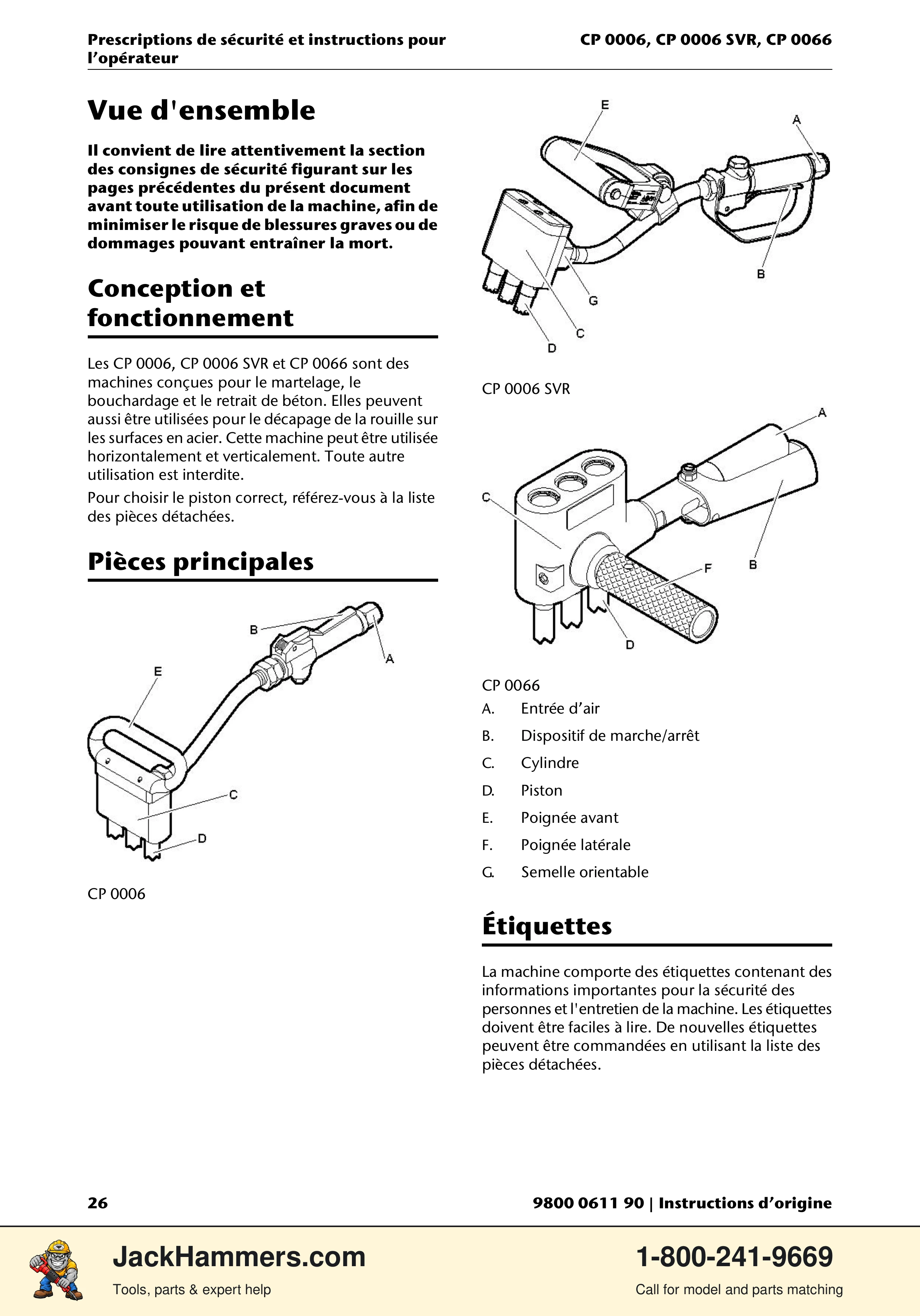 Chicago Pneumatic CP 0006 / CP 0006 SVR PDF page 26 of 196