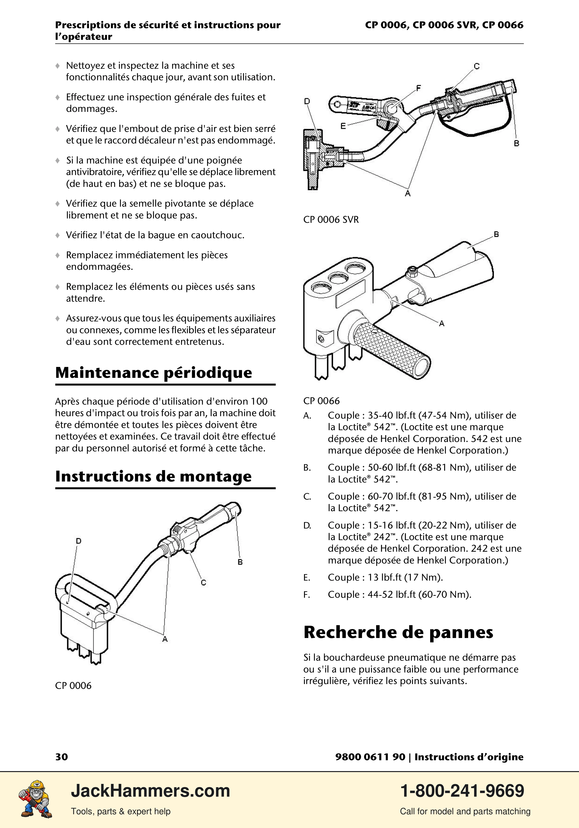 Chicago Pneumatic CP 0006 / CP 0006 SVR PDF page 30 of 196