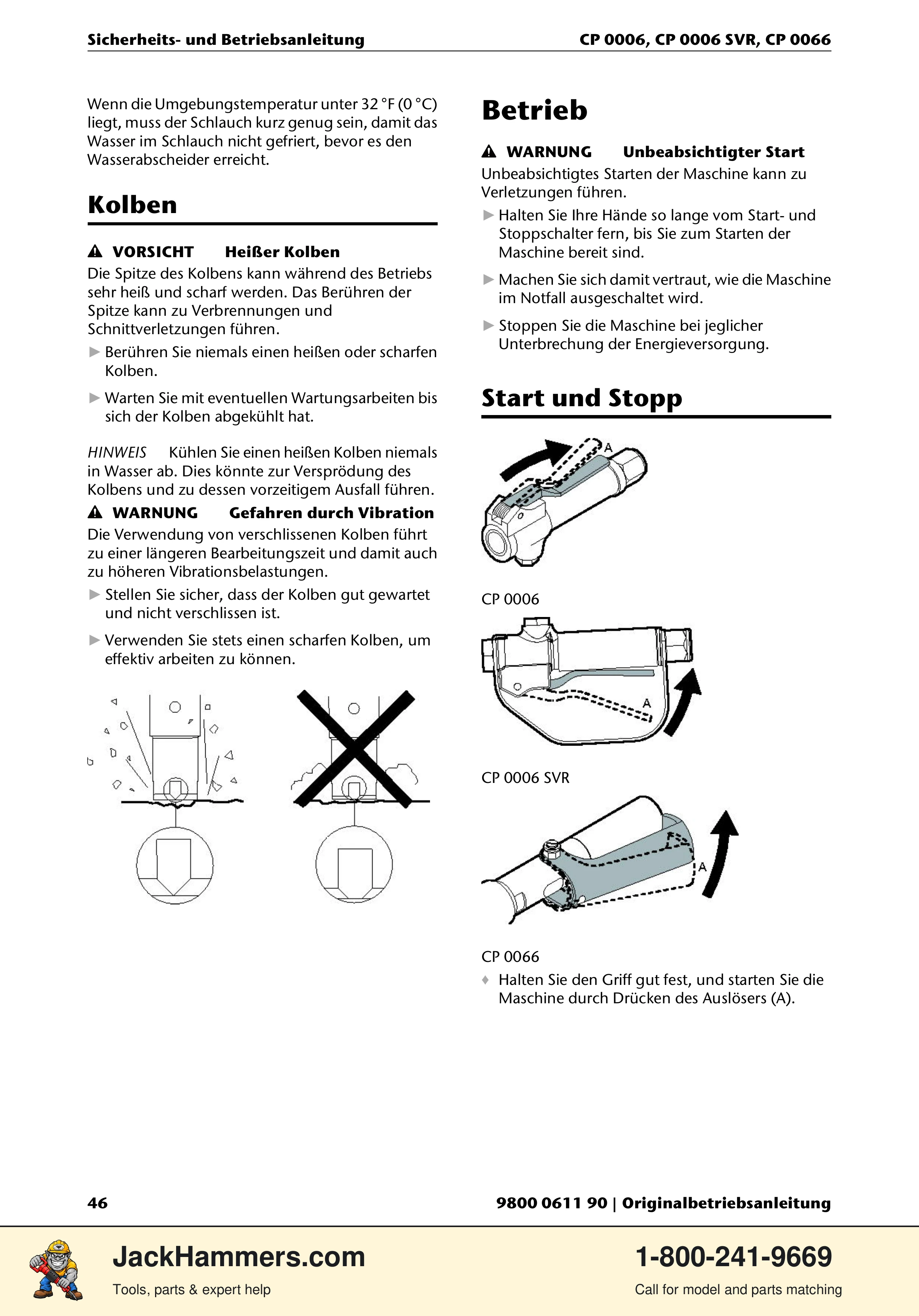 Chicago Pneumatic CP 0006 / CP 0006 SVR PDF page 46 of 196