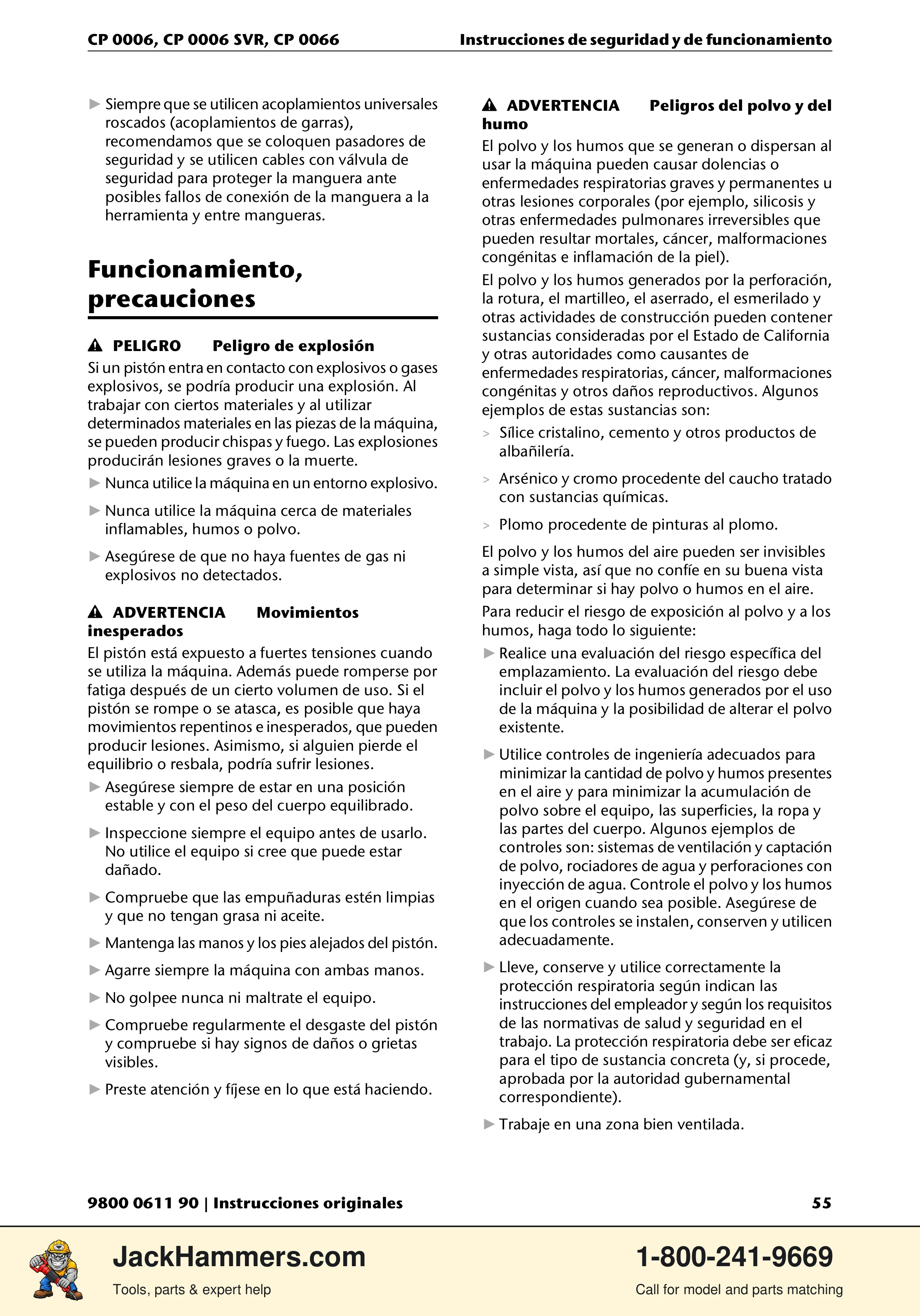 Chicago Pneumatic CP 0006 / CP 0006 SVR PDF page 55 of 196