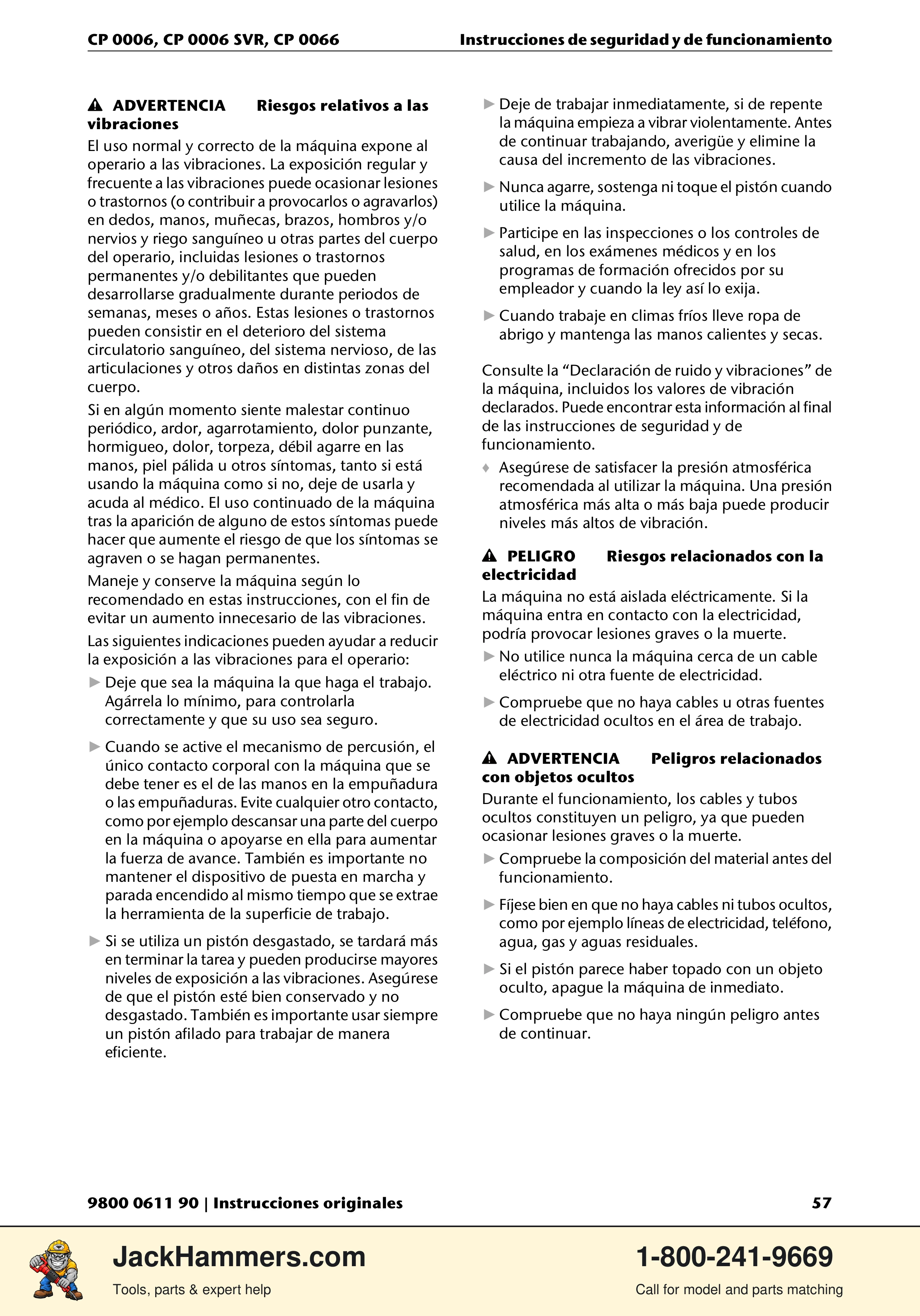 Chicago Pneumatic CP 0006 / CP 0006 SVR PDF page 57 of 196