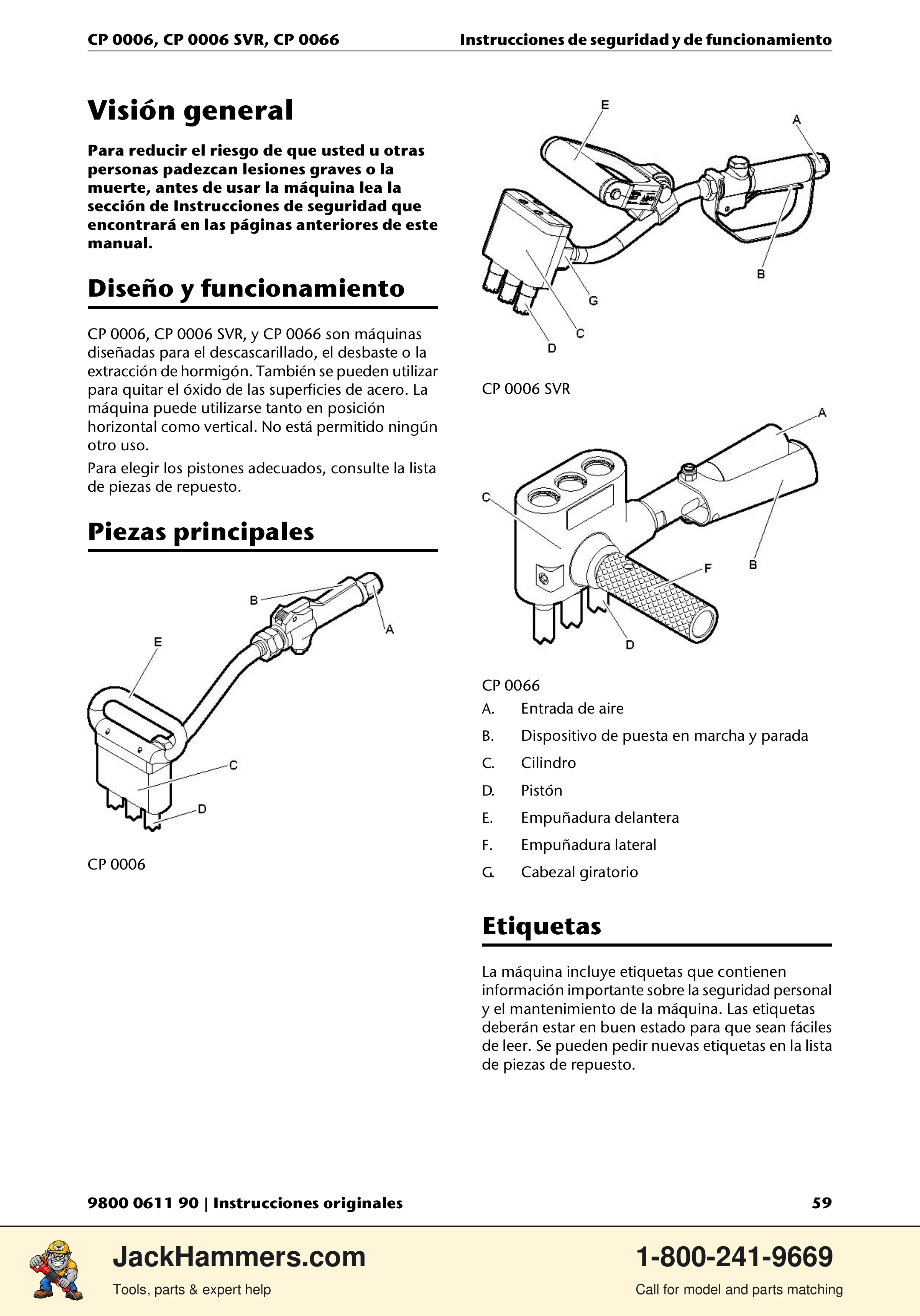 Chicago Pneumatic CP 0006 / CP 0006 SVR PDF page 59 of 196
