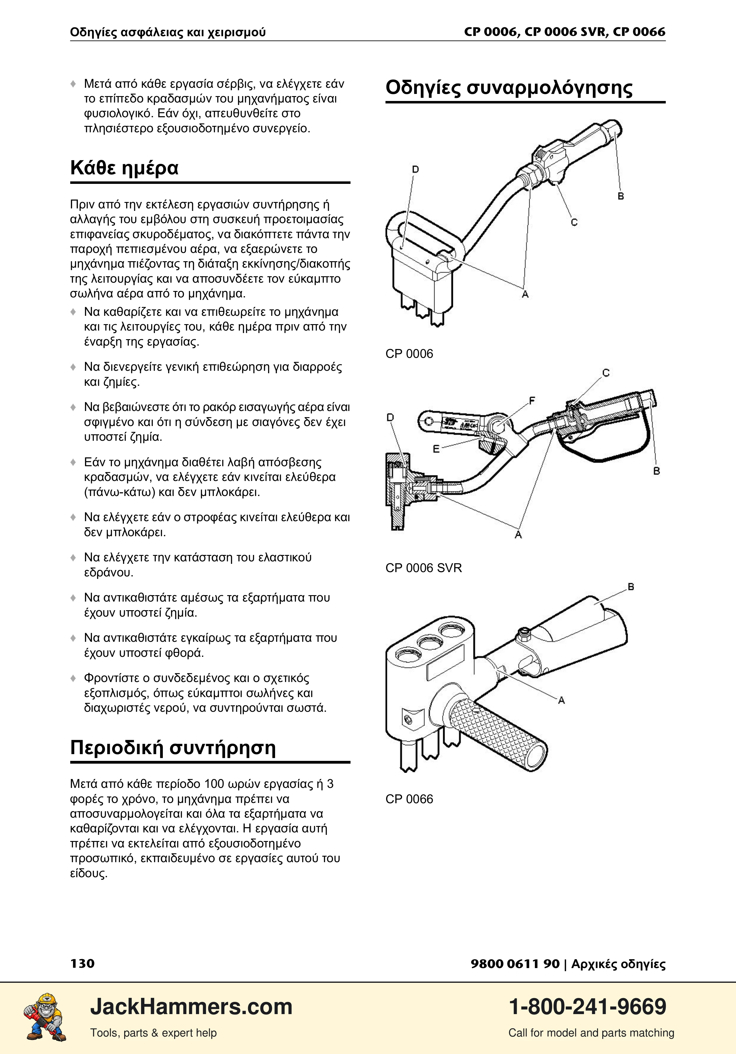 Chicago Pneumatic CP 0006 / CP 0006 SVR PDF page 130 of 196