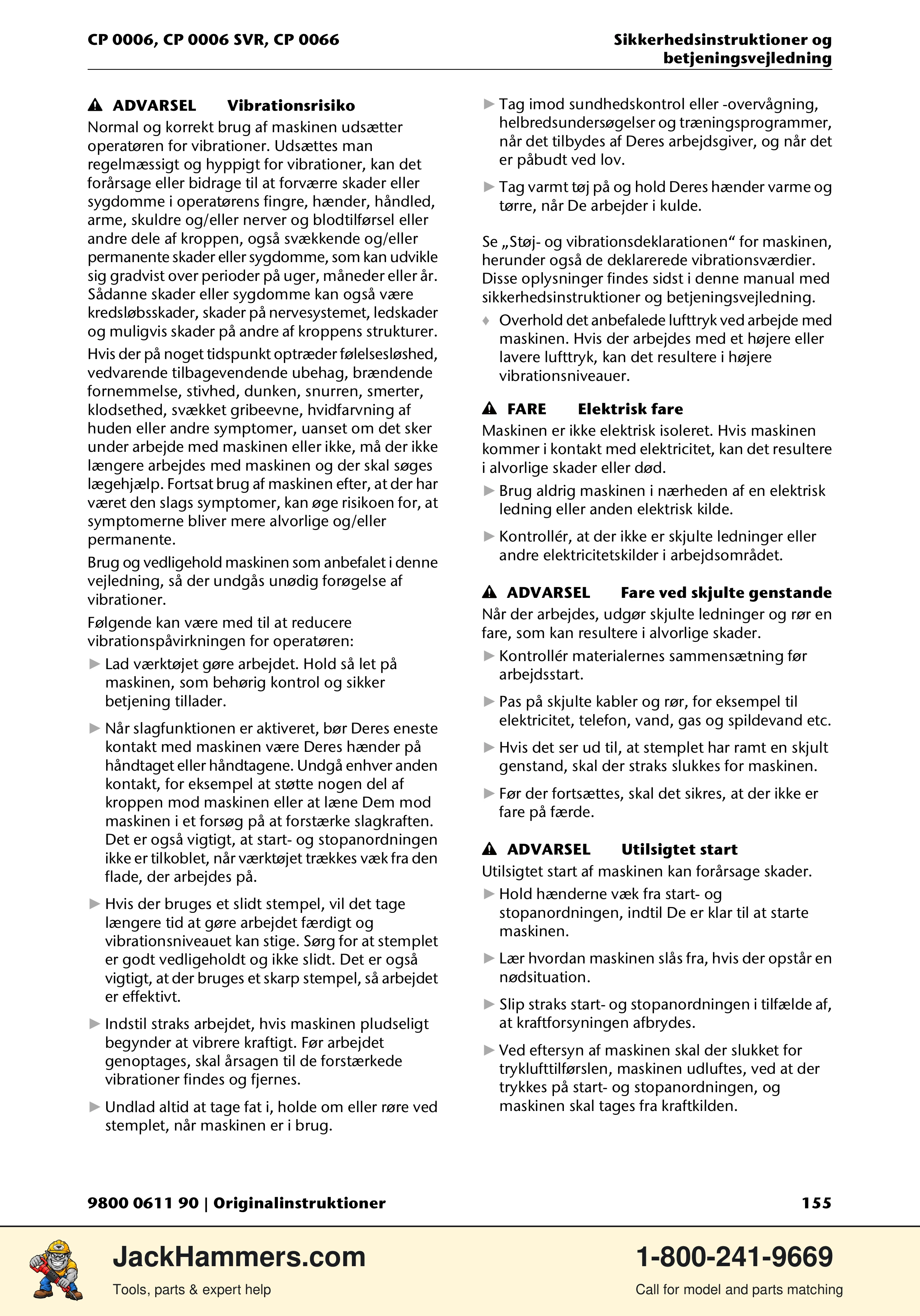 Chicago Pneumatic CP 0006 / CP 0006 SVR PDF page 155 of 196