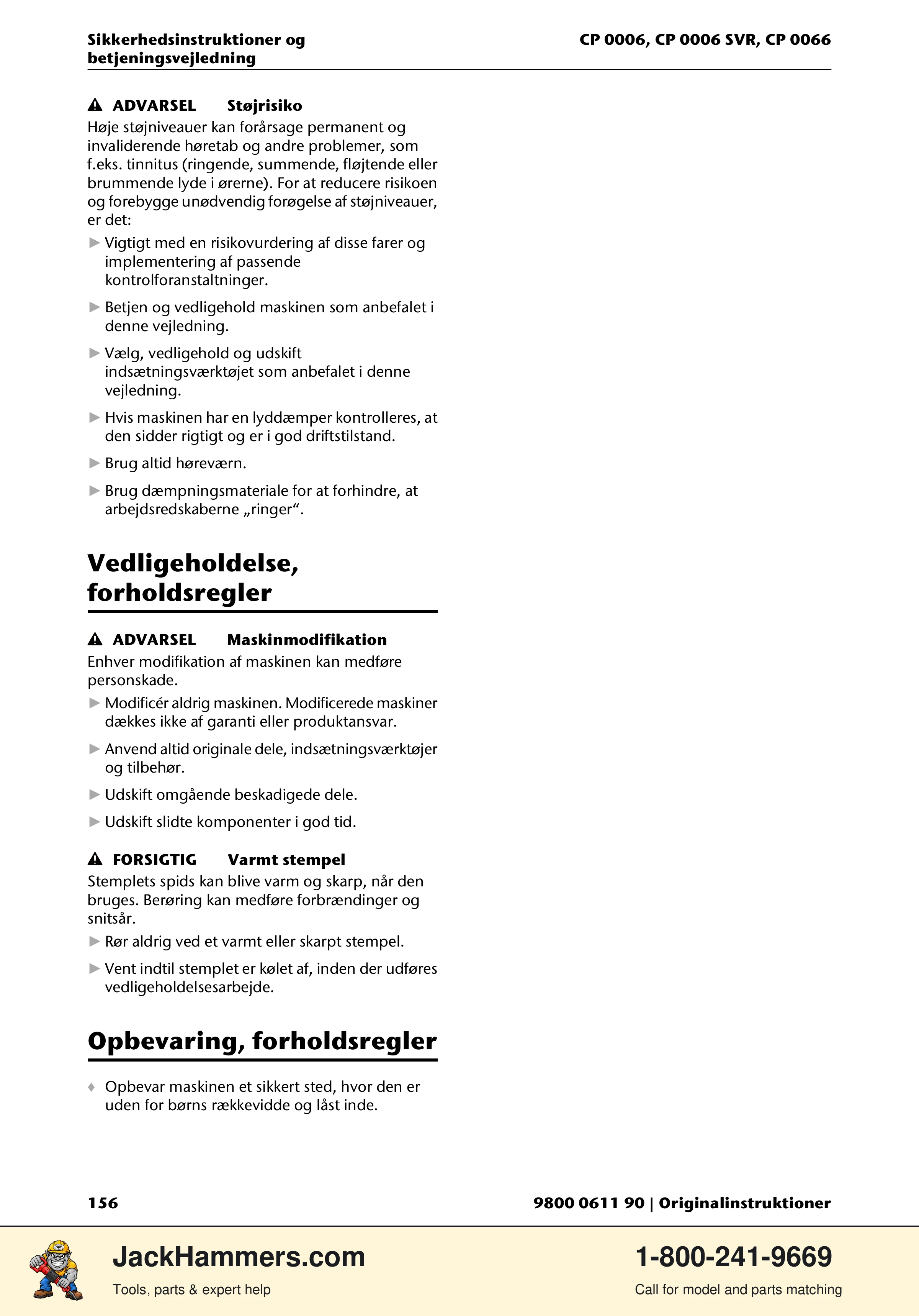 Chicago Pneumatic CP 0006 / CP 0006 SVR PDF page 156 of 196