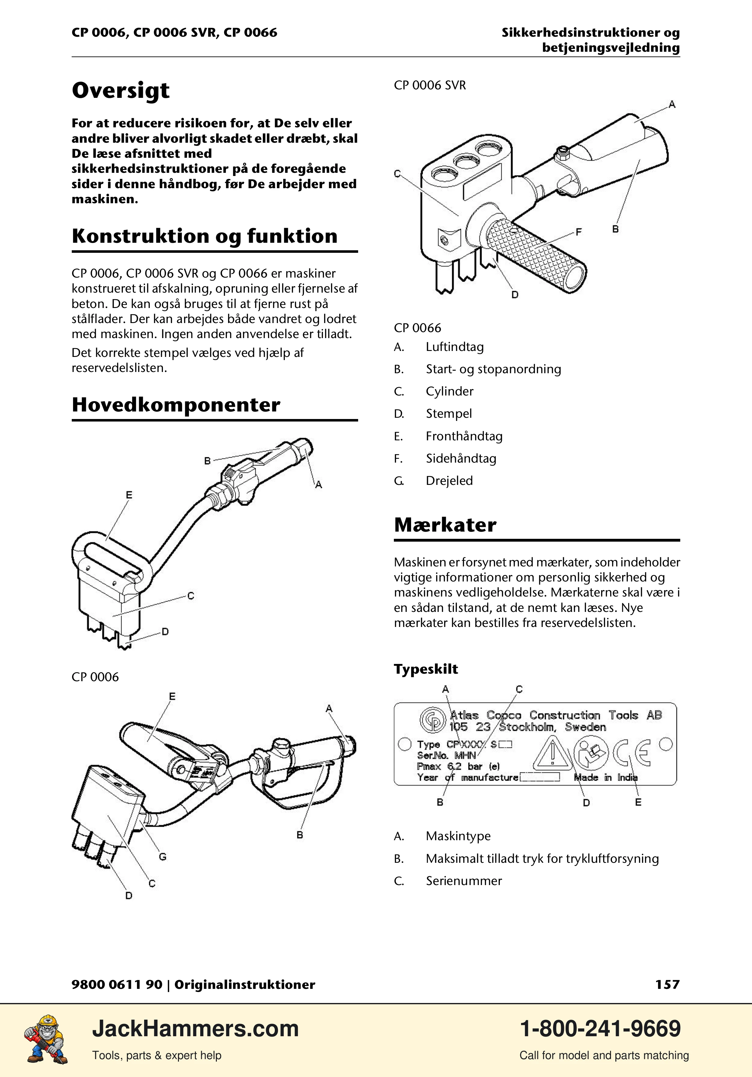 Chicago Pneumatic CP 0006 / CP 0006 SVR PDF page 157 of 196