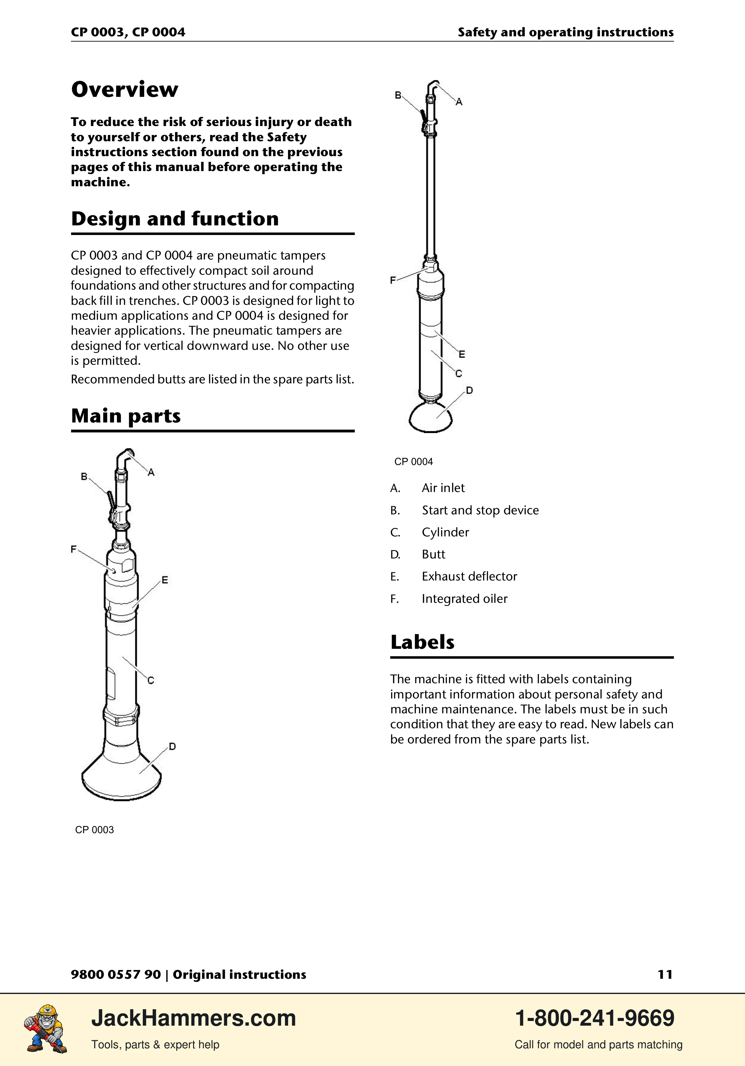 Chicago Pneumatic CP 0003 PDF page 11 of 216