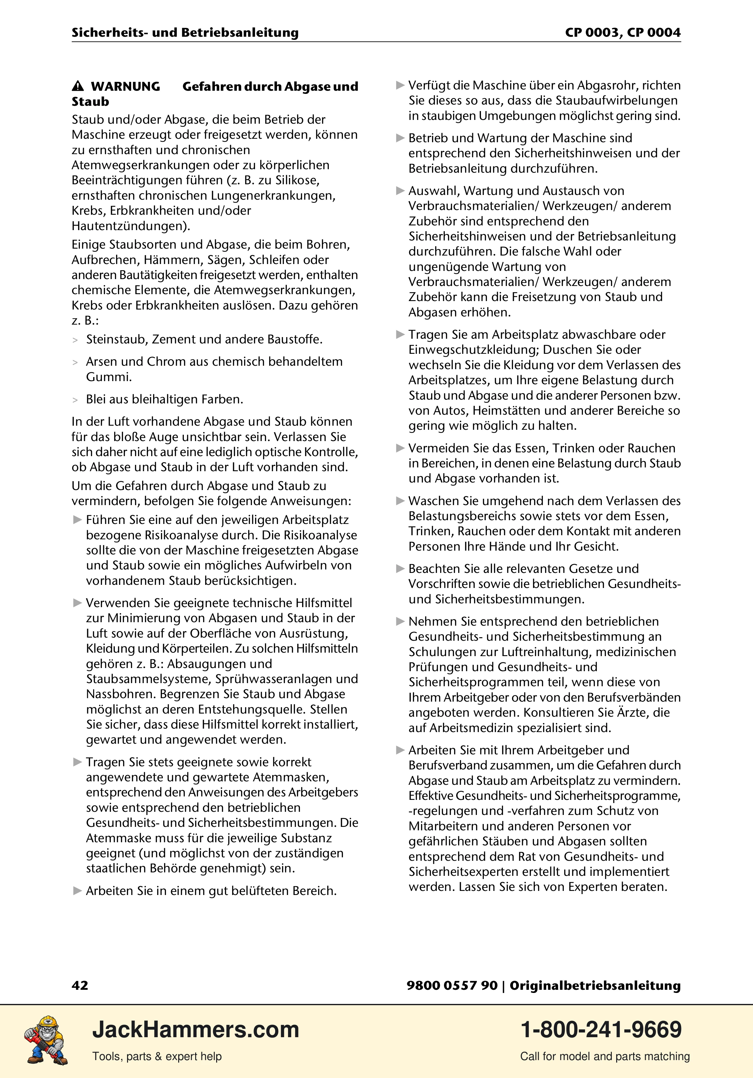 Chicago Pneumatic CP 0003 PDF page 42 of 216